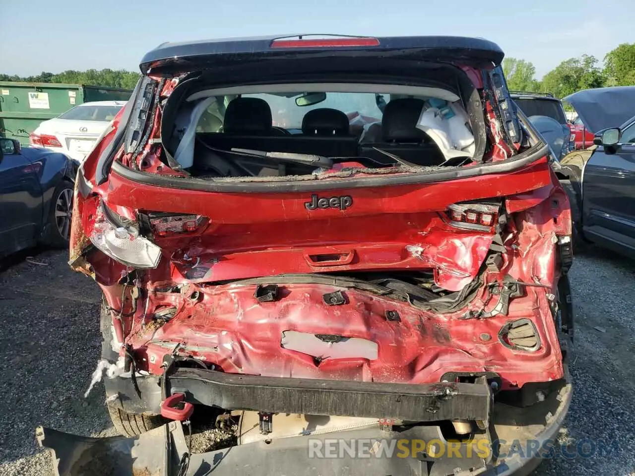 6 Photograph of a damaged car 3C4NJDDBXKT665810 JEEP COMPASS 2019