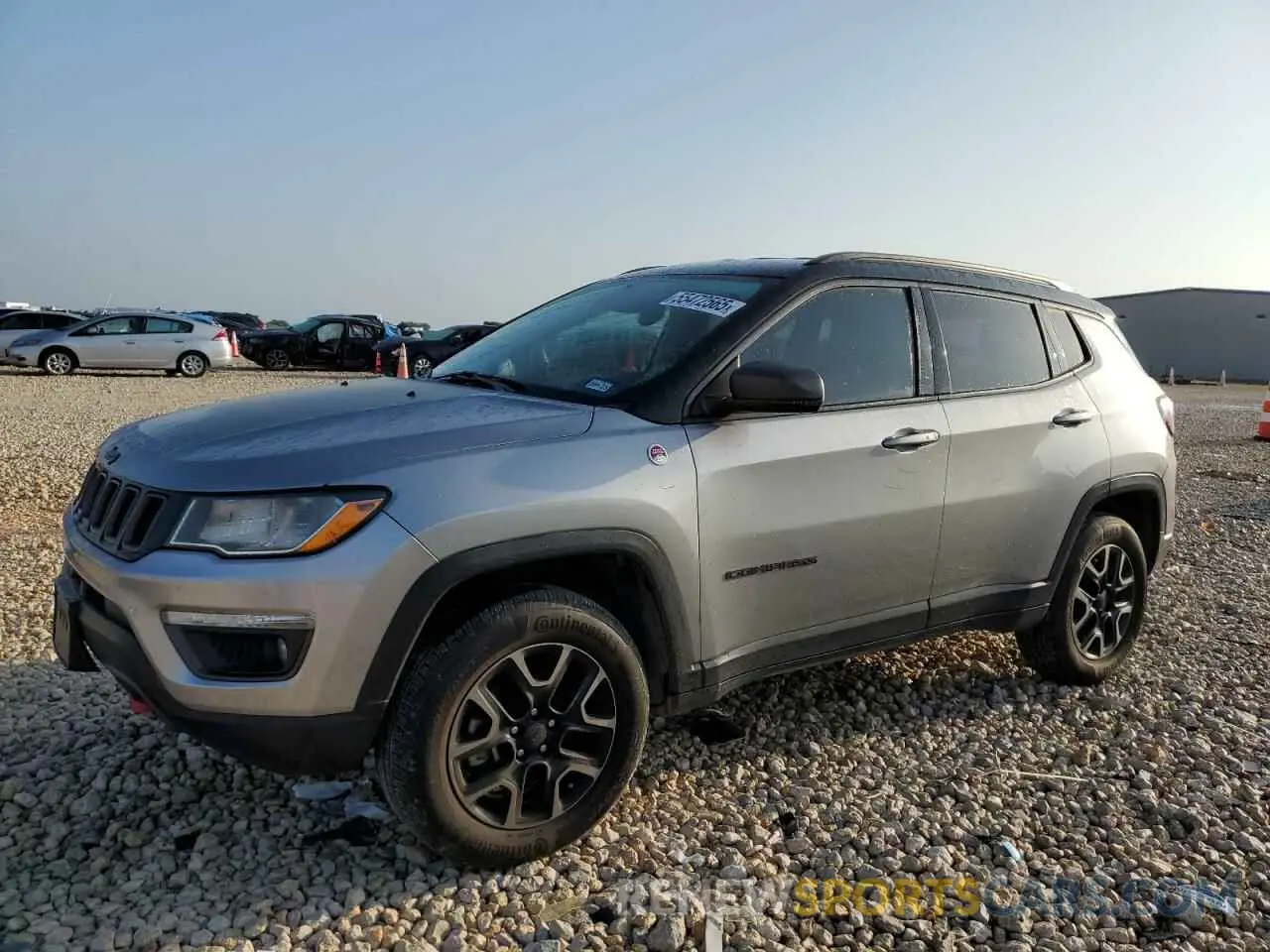 1 Photograph of a damaged car 3C4NJDDBXKT671591 JEEP COMPASS 2019