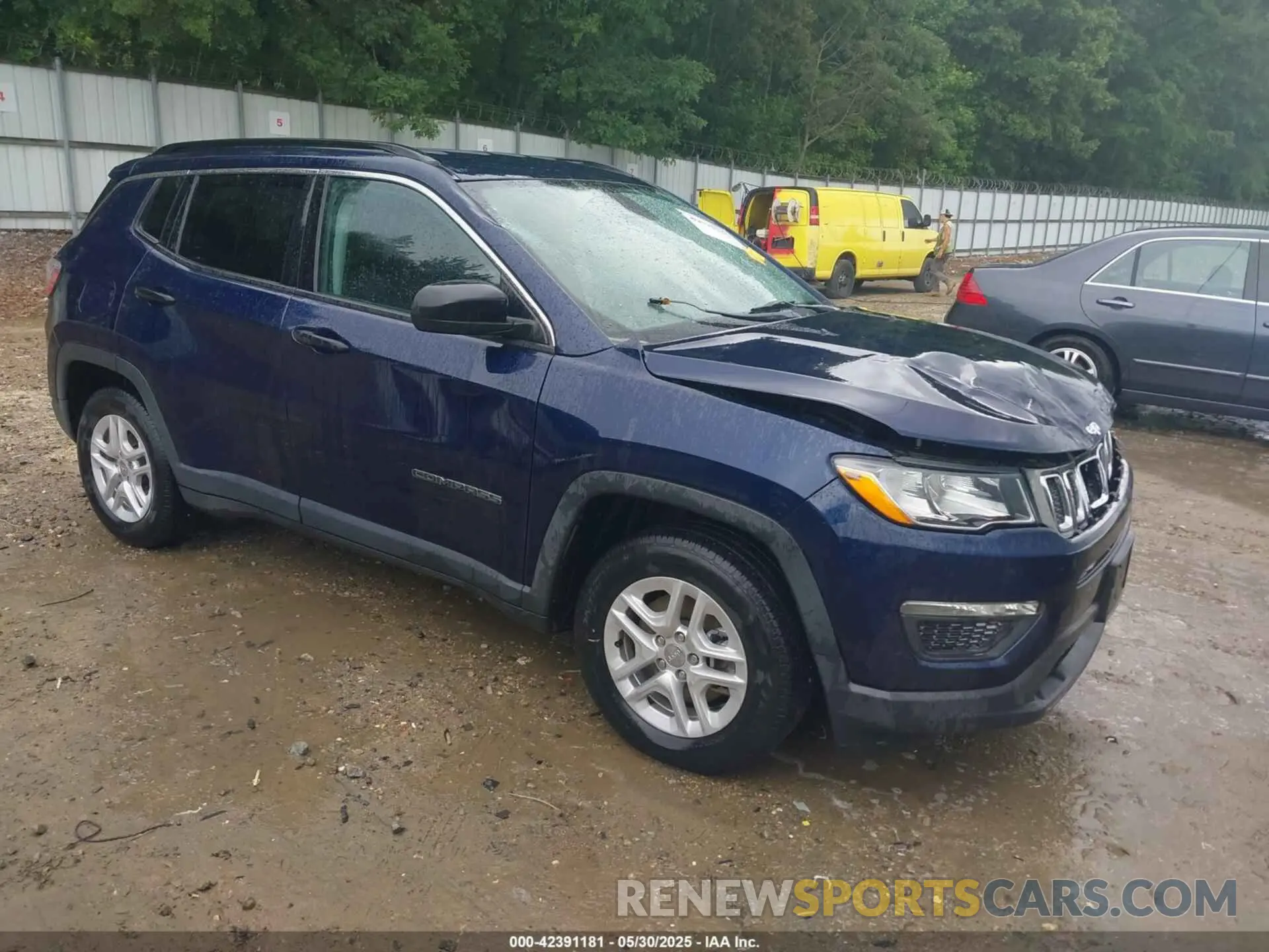 1 Photograph of a damaged car 3C4NJCAB2LT253123 JEEP COMPASS 2020