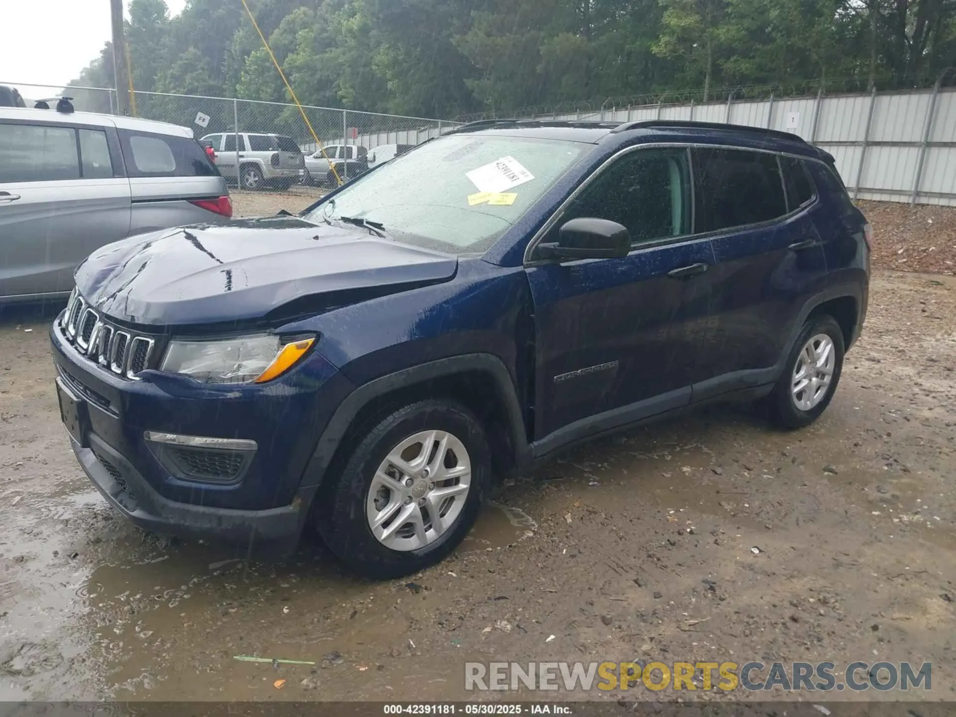2 Photograph of a damaged car 3C4NJCAB2LT253123 JEEP COMPASS 2020