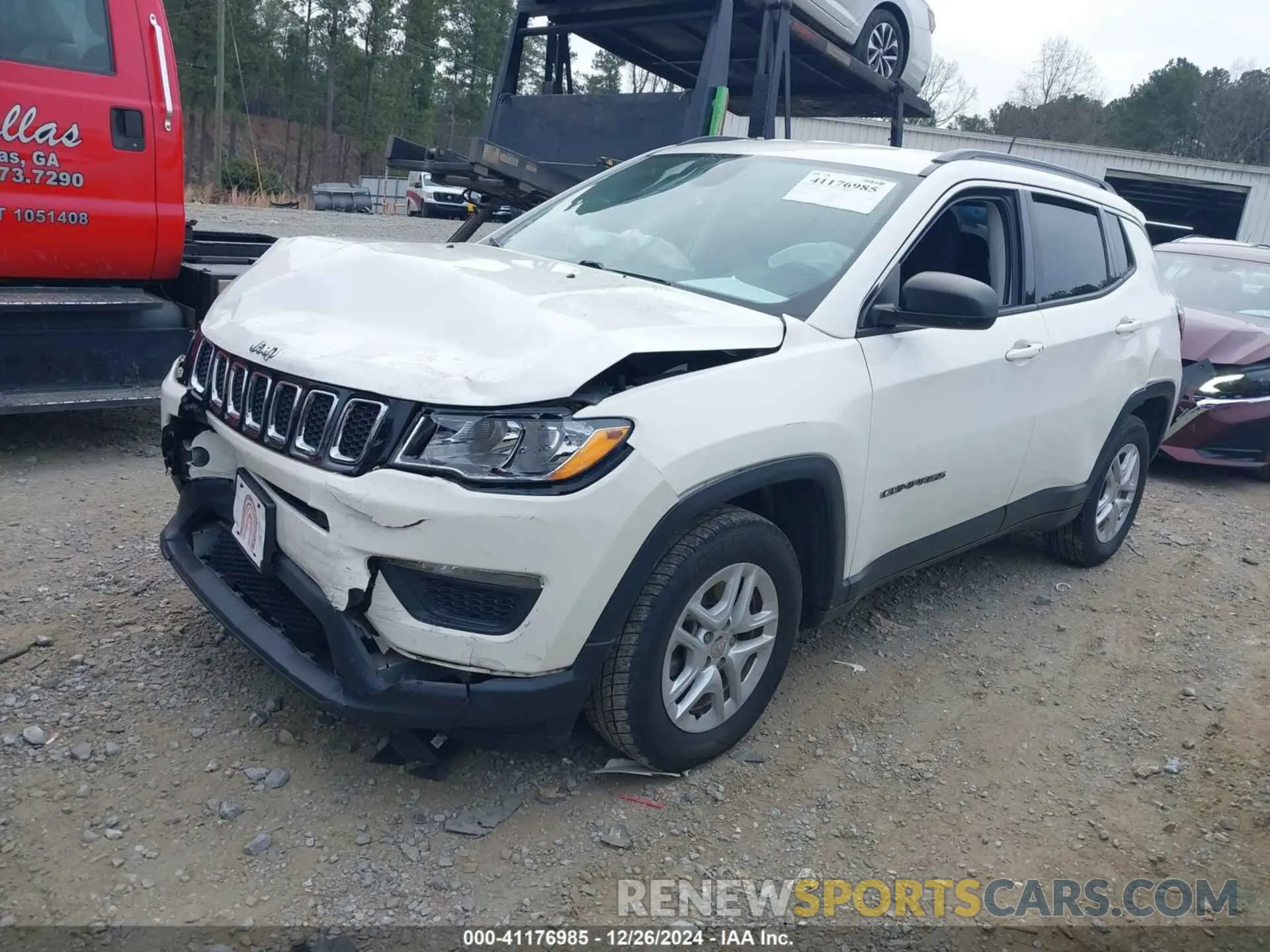 14 Photograph of a damaged car 3C4NJCAB3LT150955 JEEP COMPASS 2020
