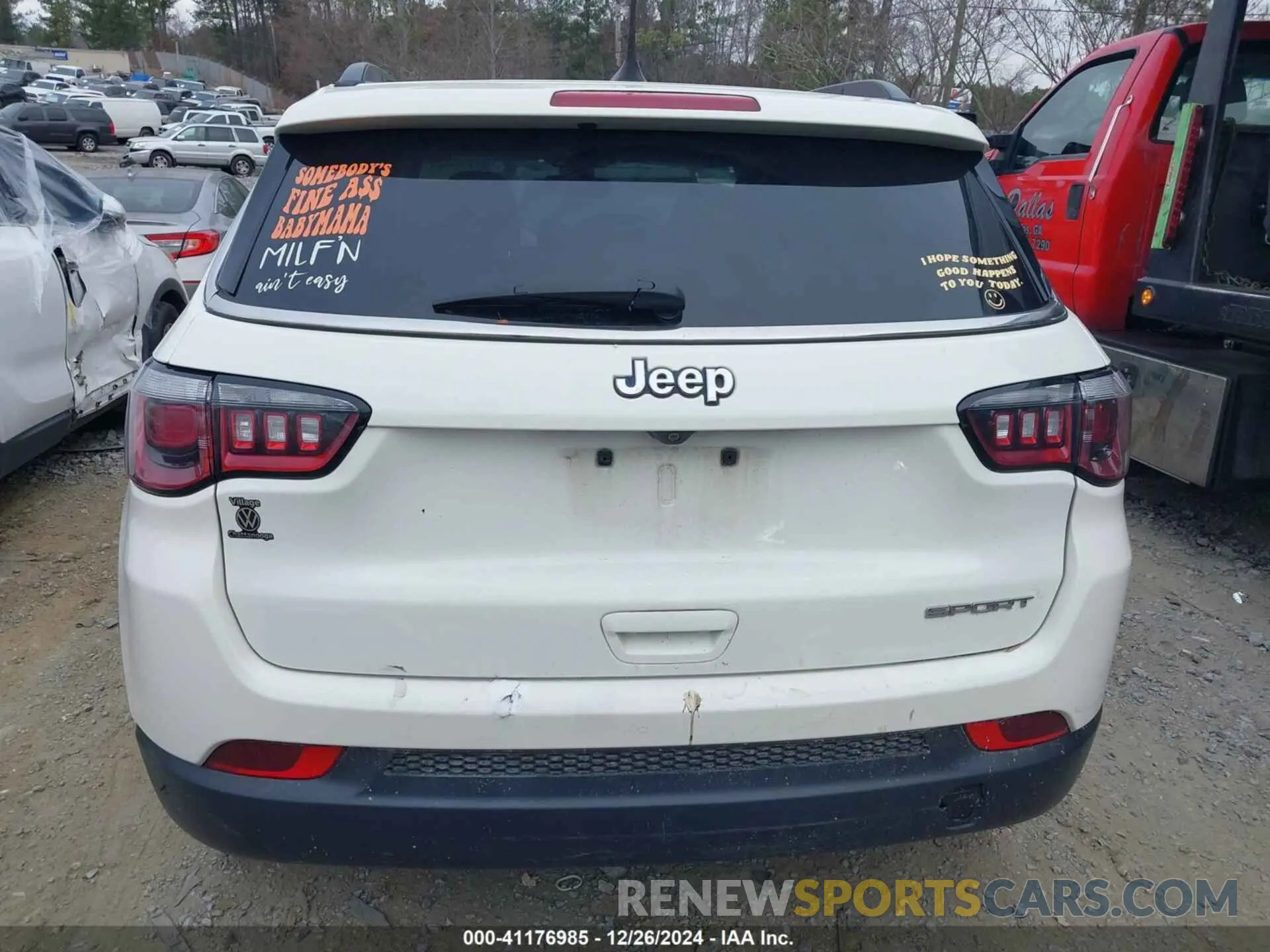 16 Photograph of a damaged car 3C4NJCAB3LT150955 JEEP COMPASS 2020