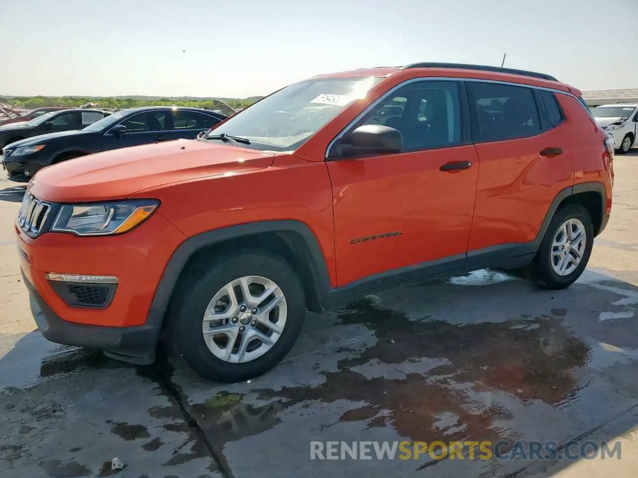 1 Photograph of a damaged car 3C4NJCAB3LT253177 JEEP COMPASS 2020