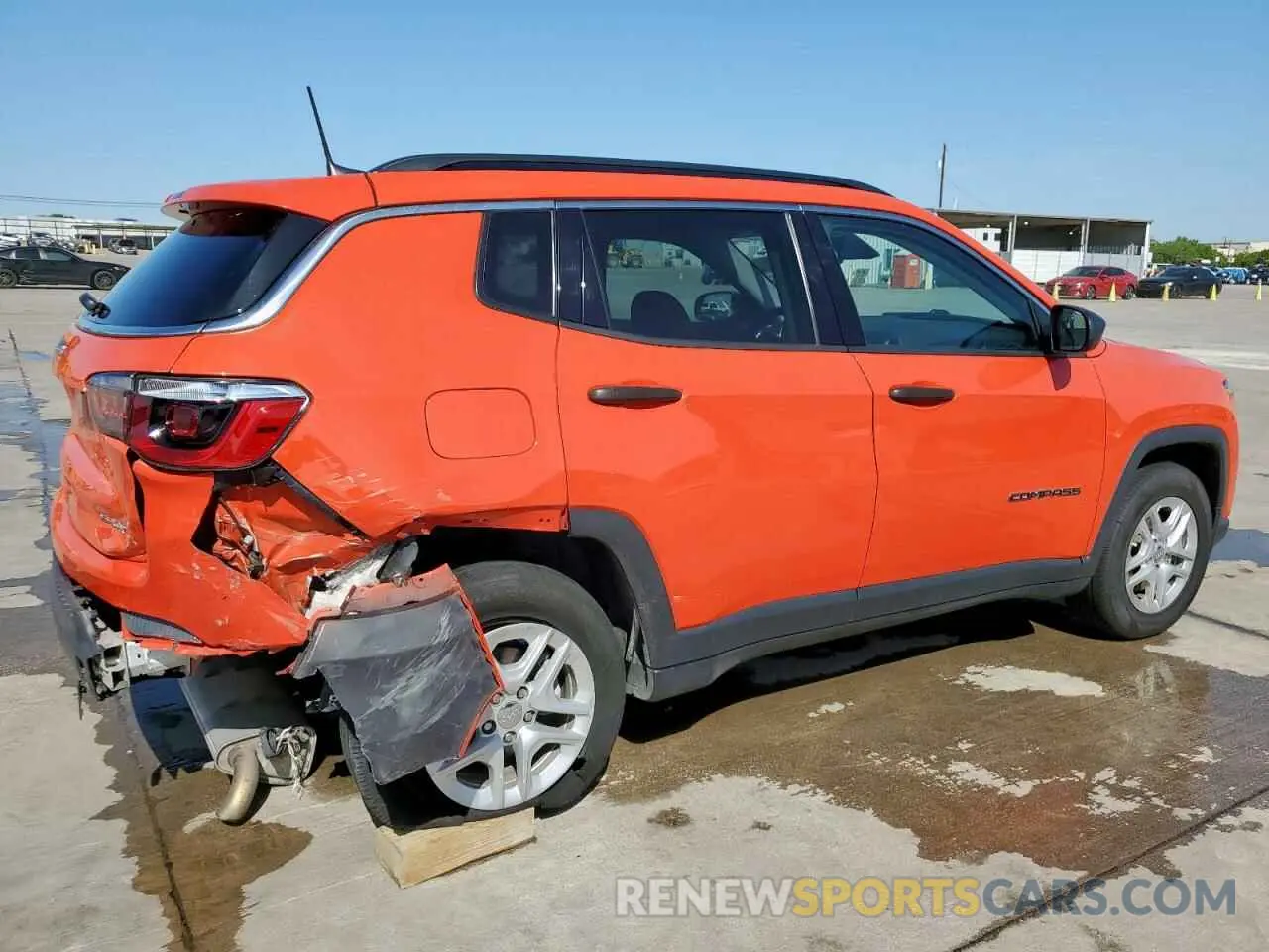 3 Photograph of a damaged car 3C4NJCAB3LT253177 JEEP COMPASS 2020