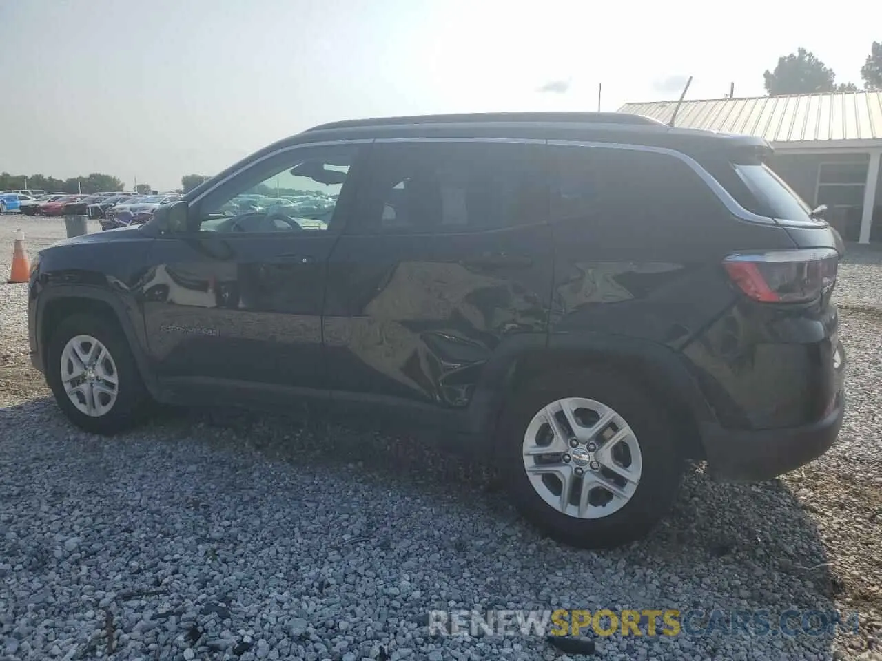 2 Photograph of a damaged car 3C4NJCAB6LT257742 JEEP COMPASS 2020
