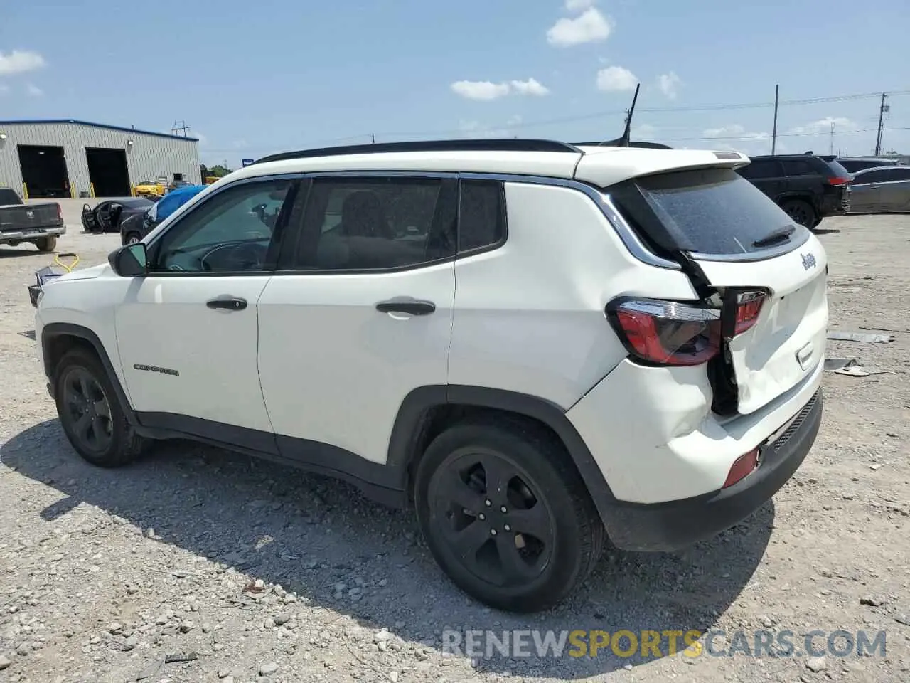 2 Photograph of a damaged car 3C4NJCAB7LT256955 JEEP COMPASS 2020