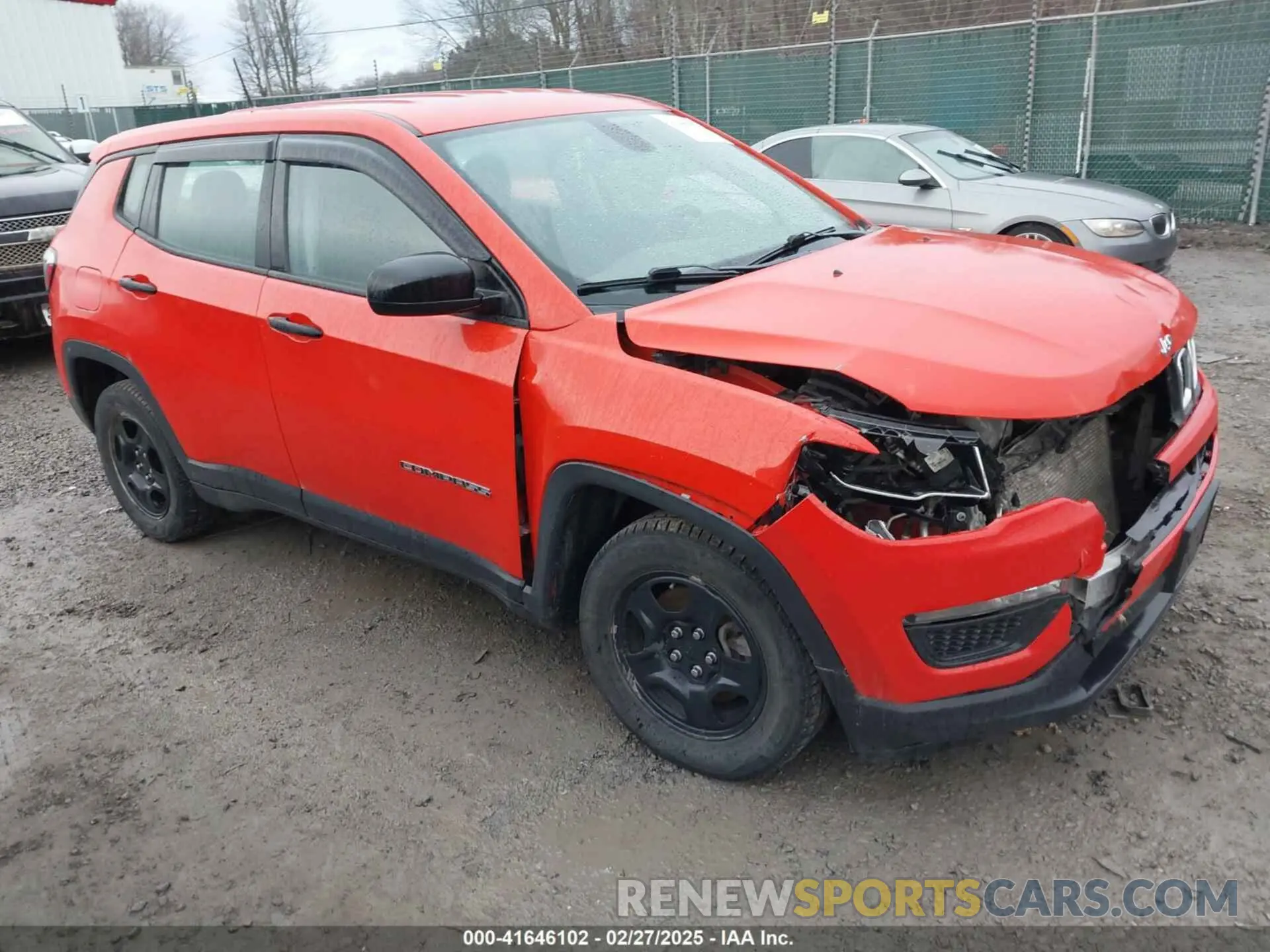 1 Photograph of a damaged car 3C4NJCAB8LT252994 JEEP COMPASS 2020