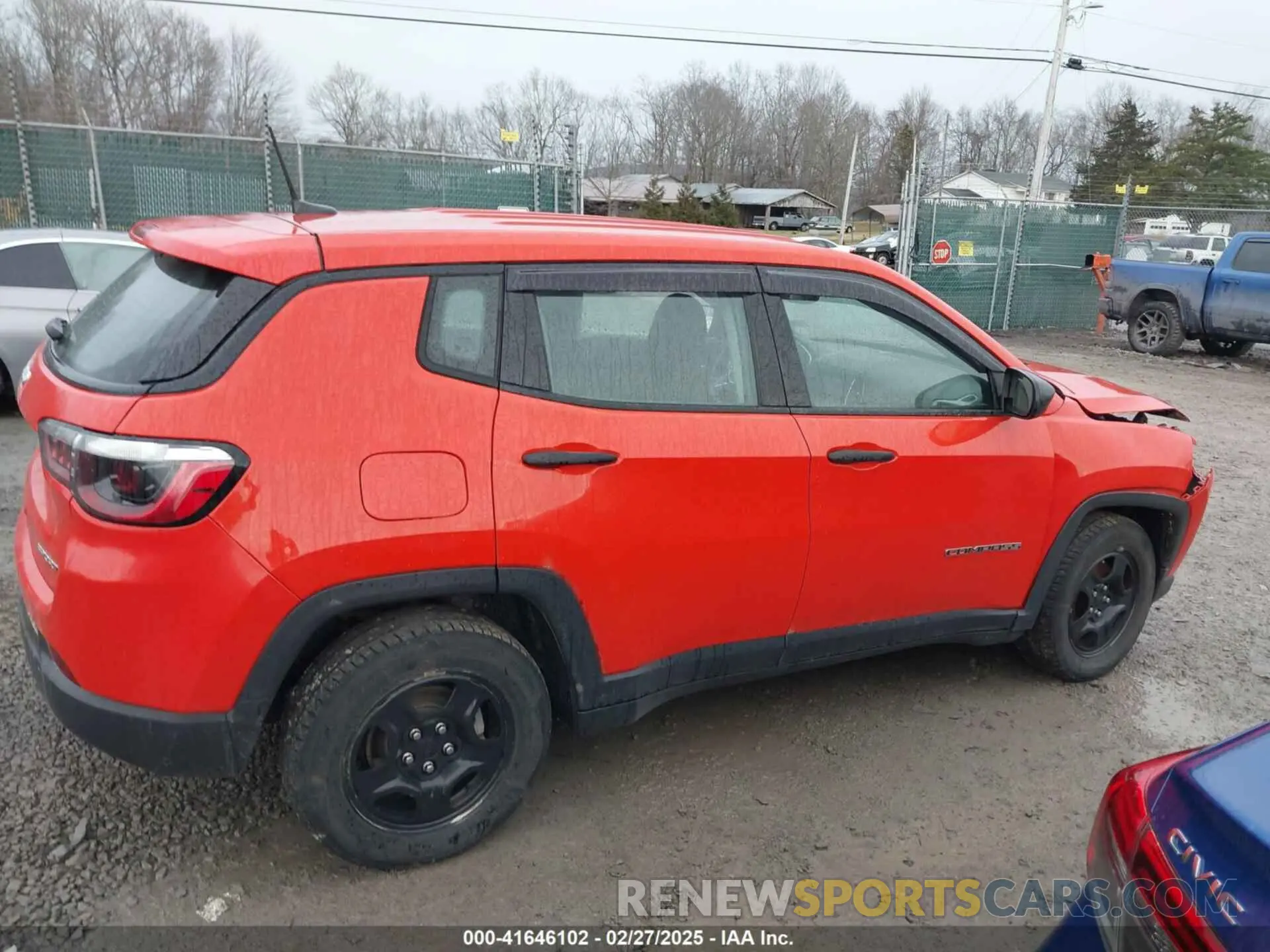 13 Photograph of a damaged car 3C4NJCAB8LT252994 JEEP COMPASS 2020