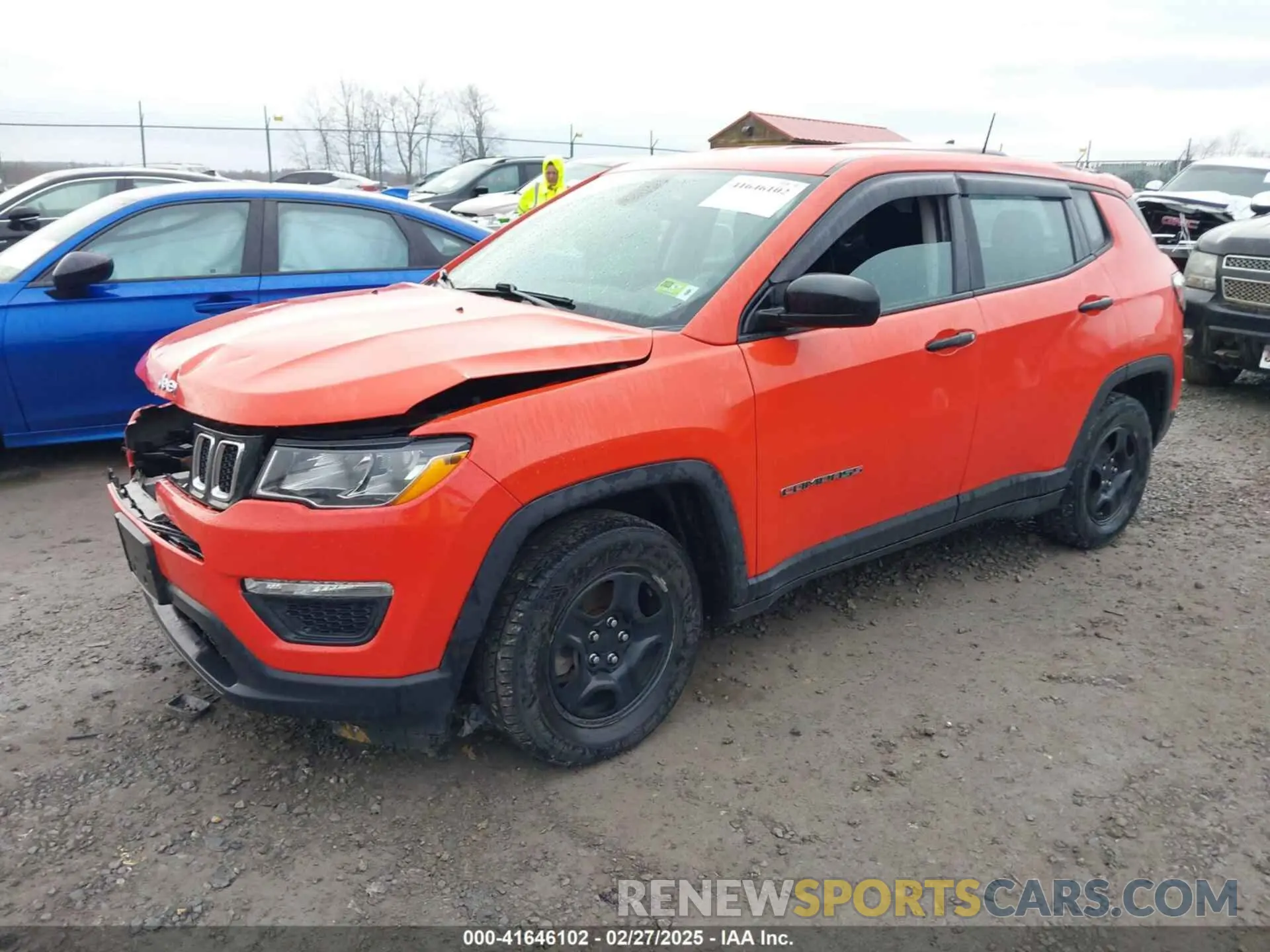 2 Photograph of a damaged car 3C4NJCAB8LT252994 JEEP COMPASS 2020