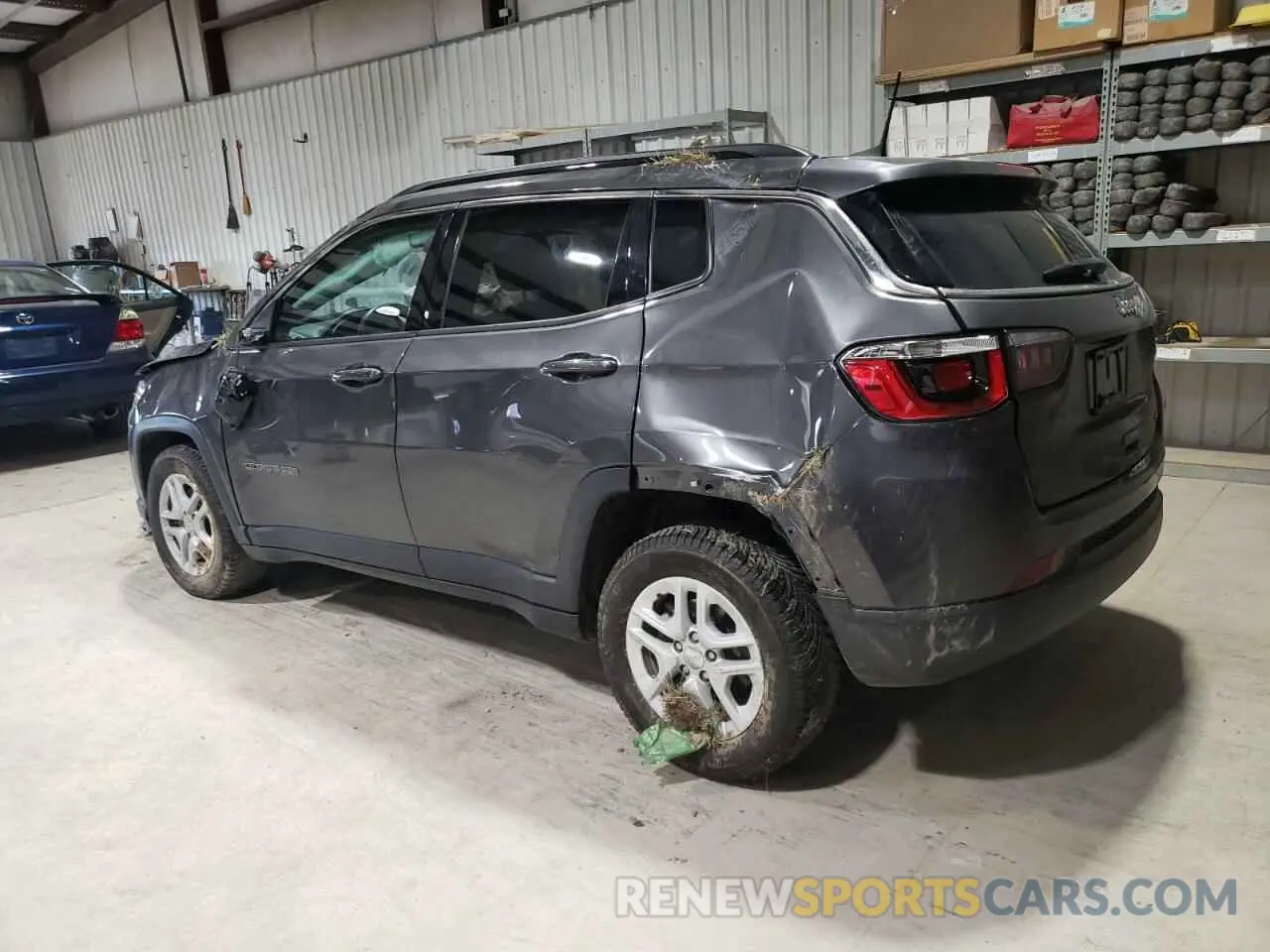 2 Photograph of a damaged car 3C4NJCAB9LT144349 JEEP COMPASS 2020