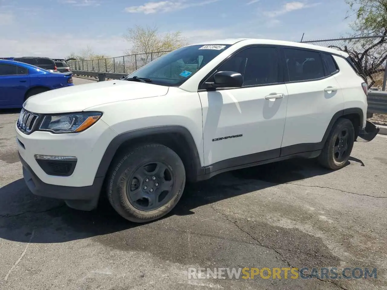 1 Photograph of a damaged car 3C4NJCAB9LT147655 JEEP COMPASS 2020