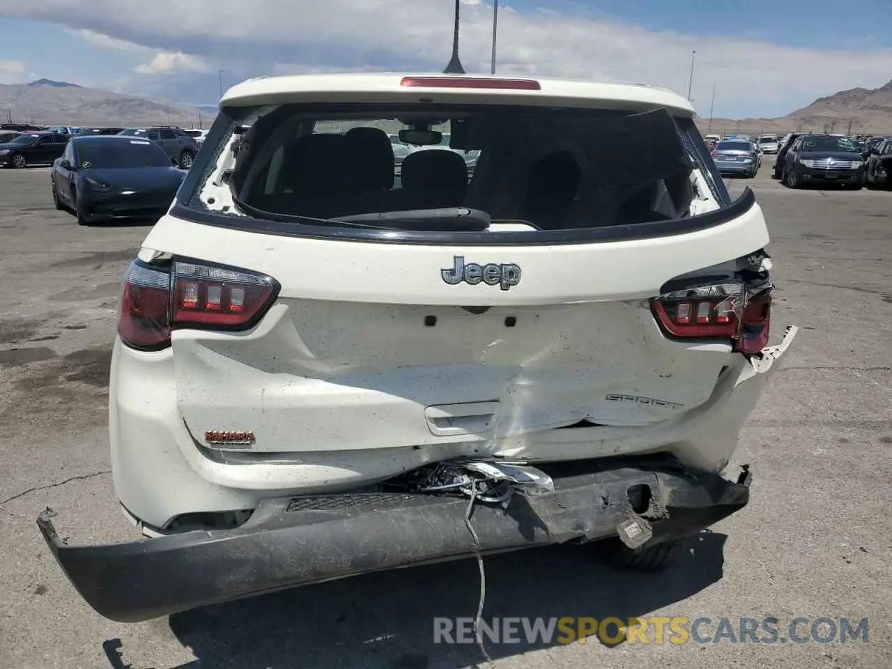 6 Photograph of a damaged car 3C4NJCAB9LT147655 JEEP COMPASS 2020