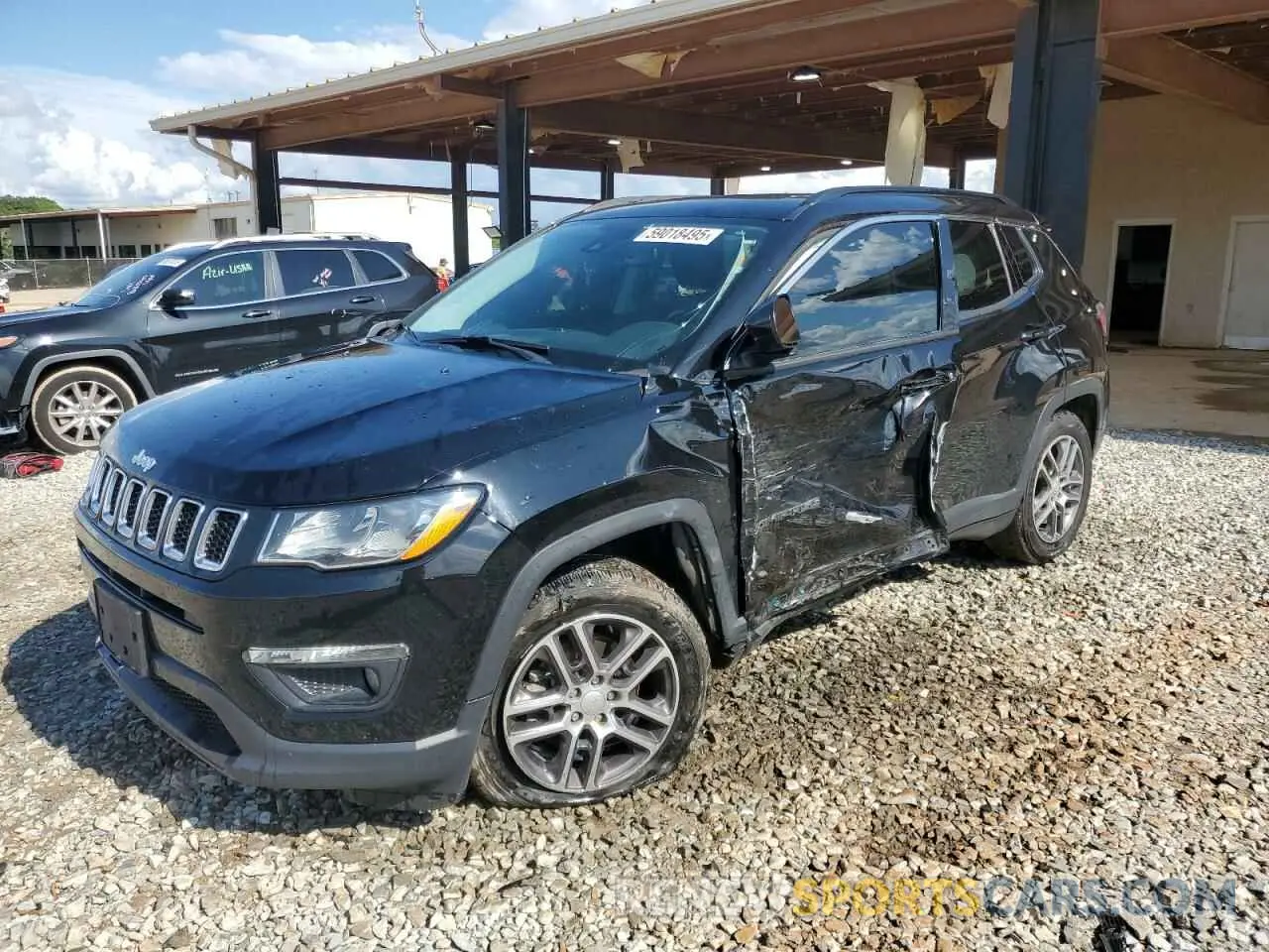 1 Photograph of a damaged car 3C4NJCBB0LT242054 JEEP COMPASS 2020