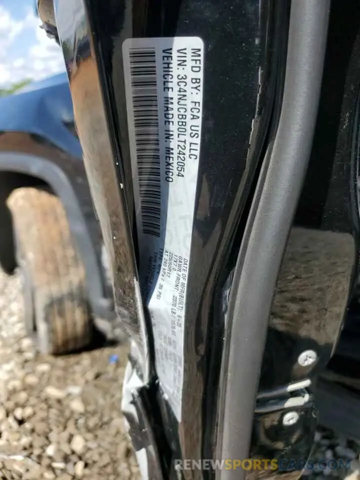 13 Photograph of a damaged car 3C4NJCBB0LT242054 JEEP COMPASS 2020