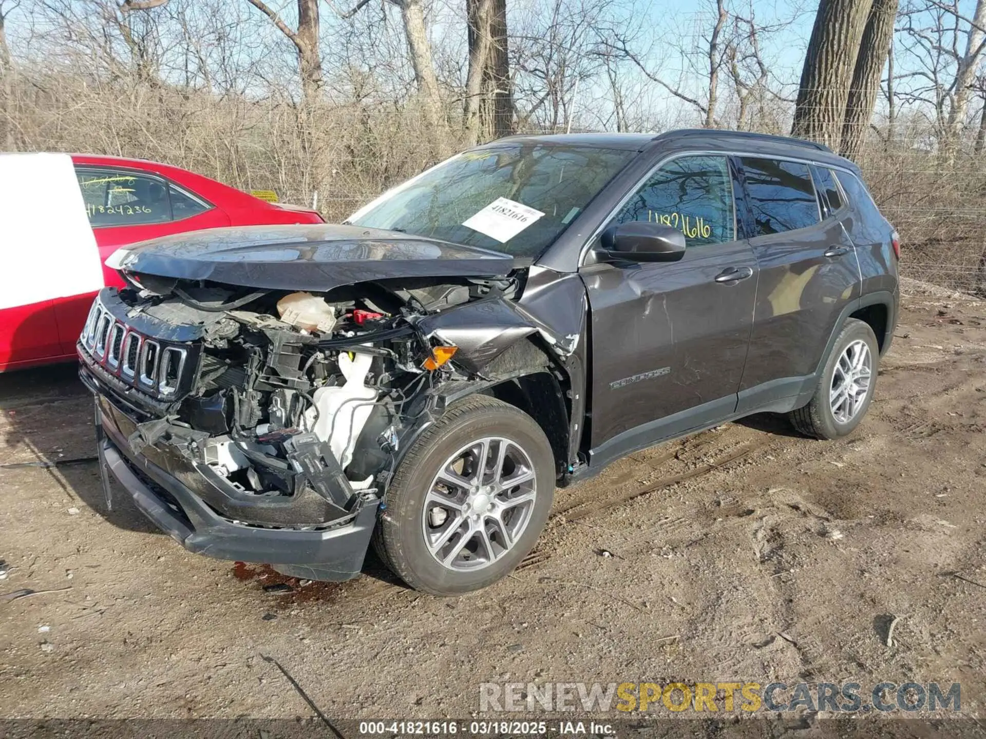 2 Photograph of a damaged car 3C4NJCBB0LT247013 JEEP COMPASS 2020