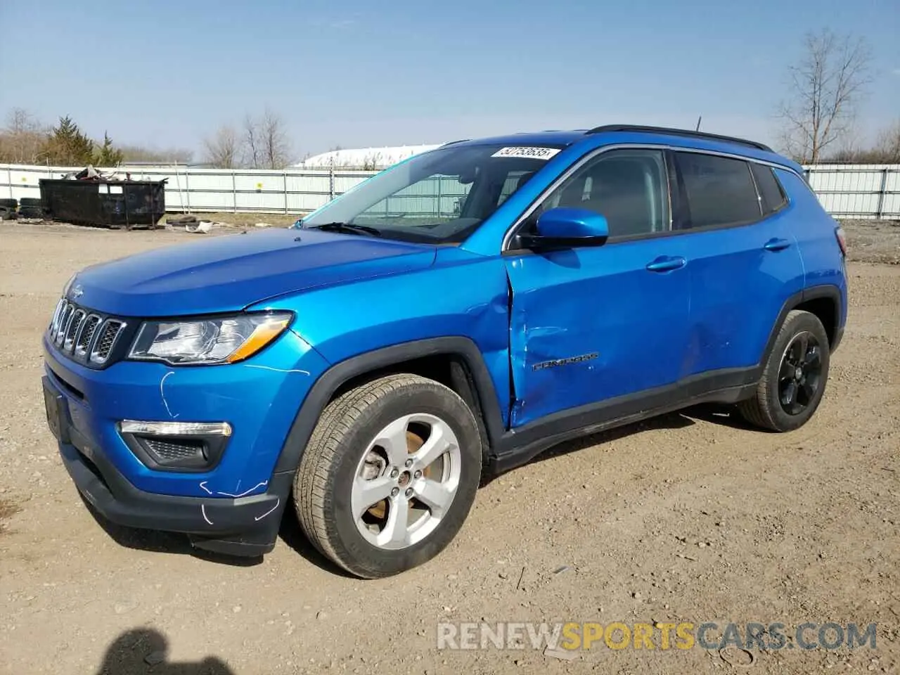 1 Photograph of a damaged car 3C4NJCBB1LT230687 JEEP COMPASS 2020