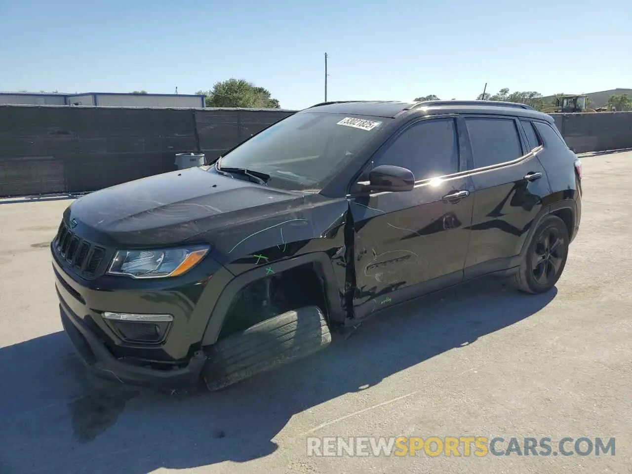 1 Photograph of a damaged car 3C4NJCBB1LT236568 JEEP COMPASS 2020