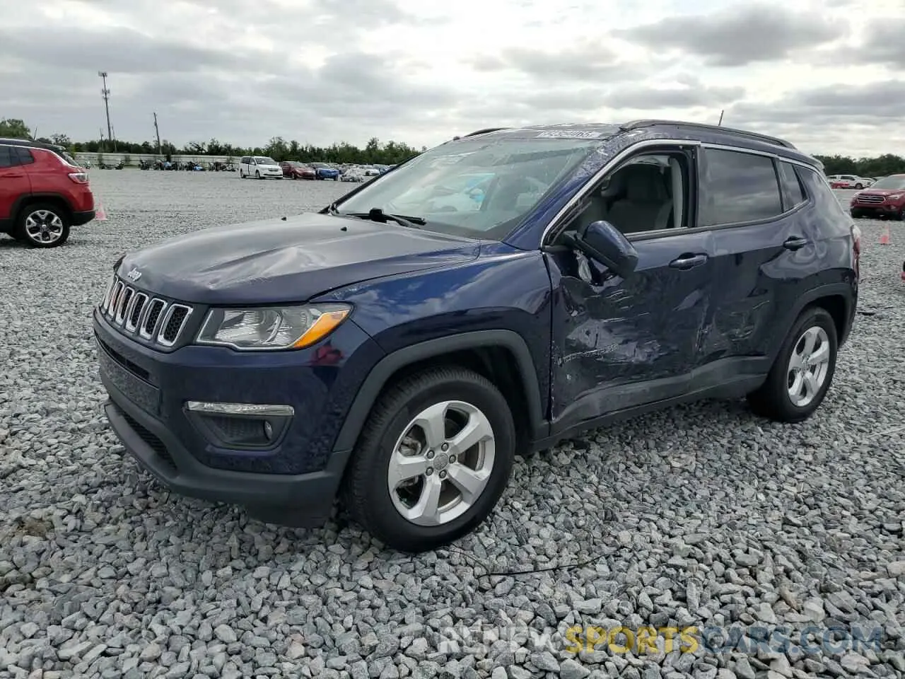 1 Photograph of a damaged car 3C4NJCBB2LT159063 JEEP COMPASS 2020