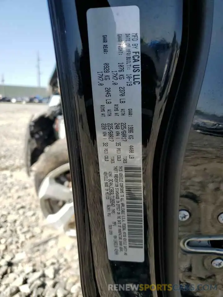 15 Photograph of a damaged car 3C4NJCBB3LT126542 JEEP COMPASS 2020