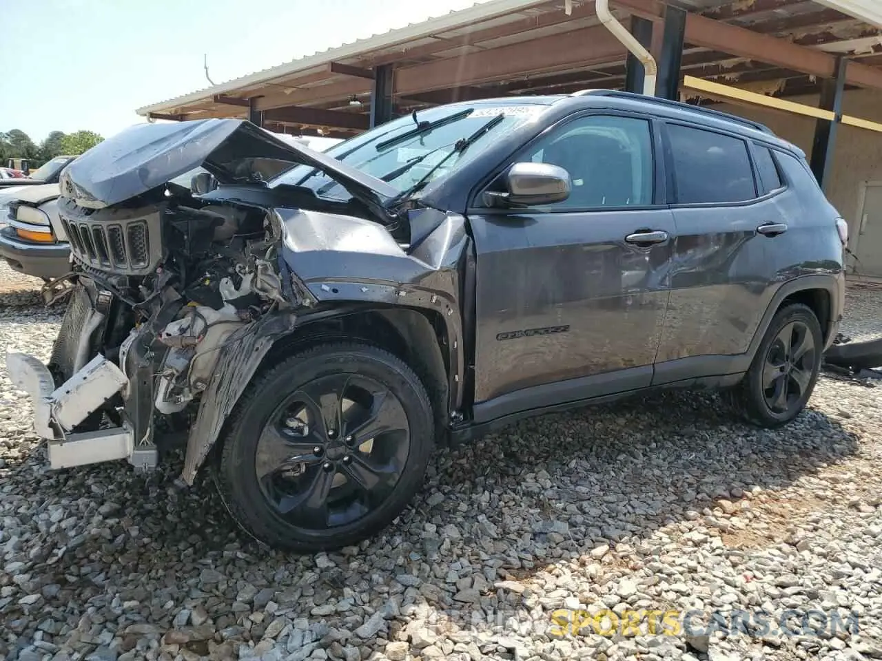 1 Photograph of a damaged car 3C4NJCBB3LT229797 JEEP COMPASS 2020