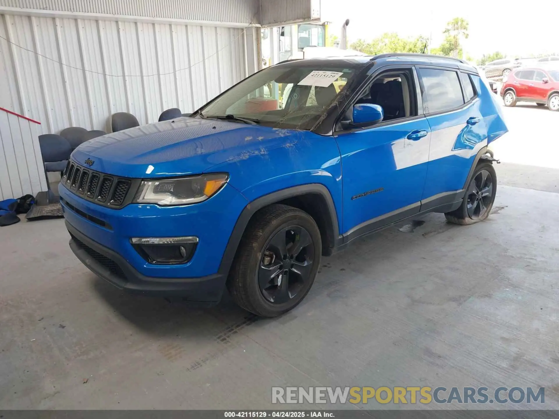 2 Photograph of a damaged car 3C4NJCBB3LT257440 JEEP COMPASS 2020