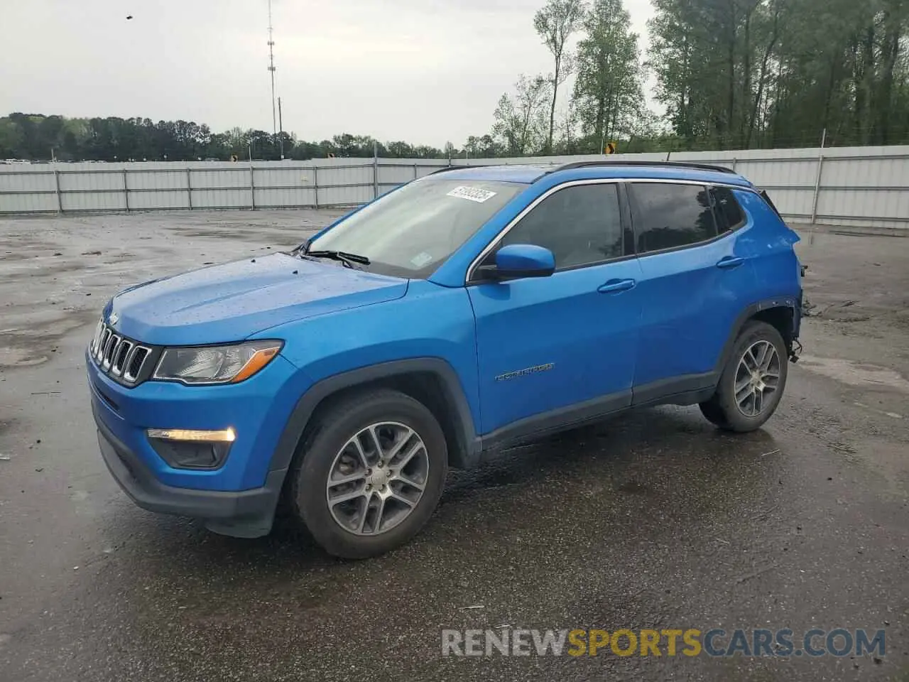1 Photograph of a damaged car 3C4NJCBB3LT258572 JEEP COMPASS 2020