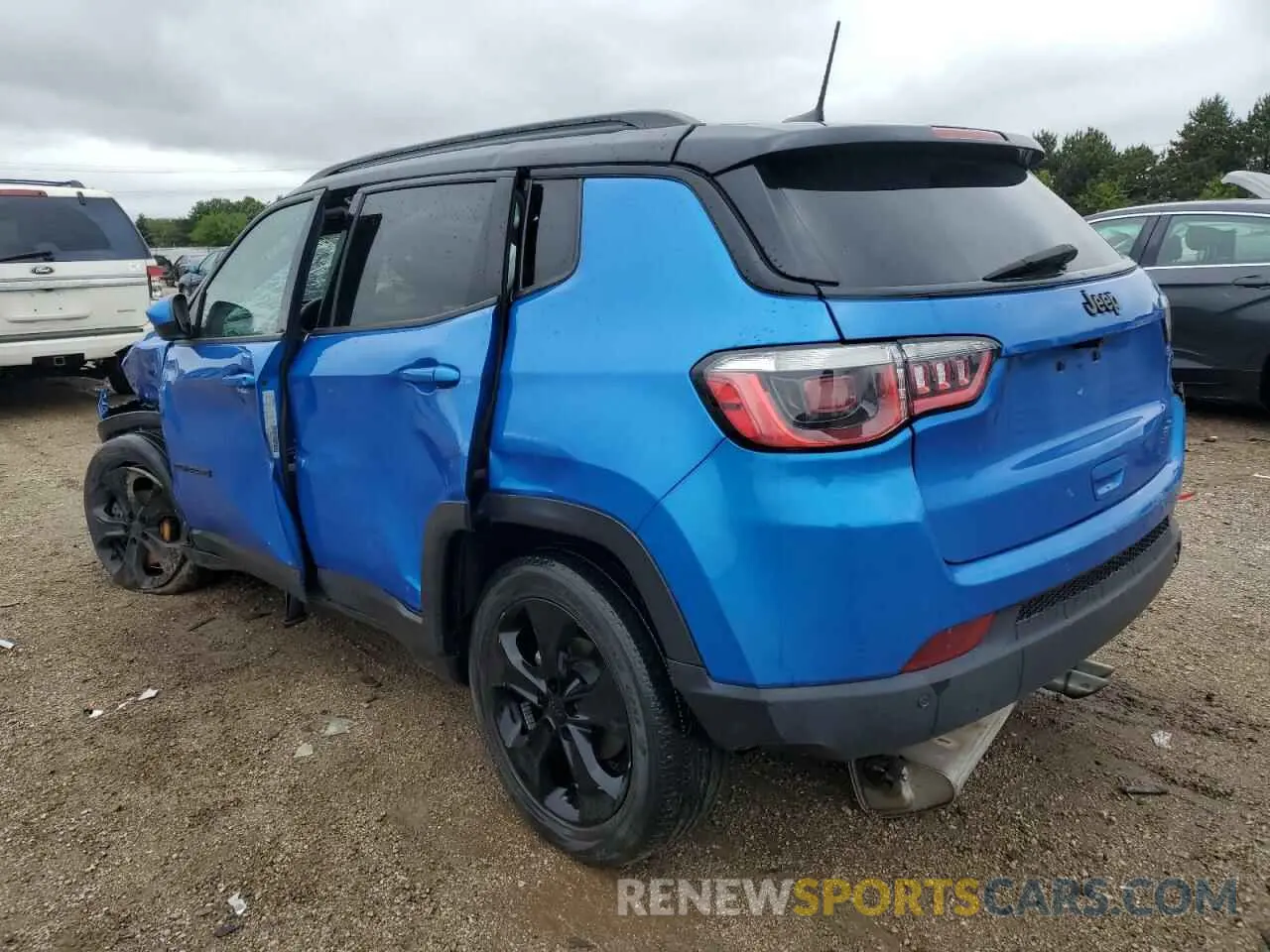 2 Photograph of a damaged car 3C4NJCBB4LT102329 JEEP COMPASS 2020