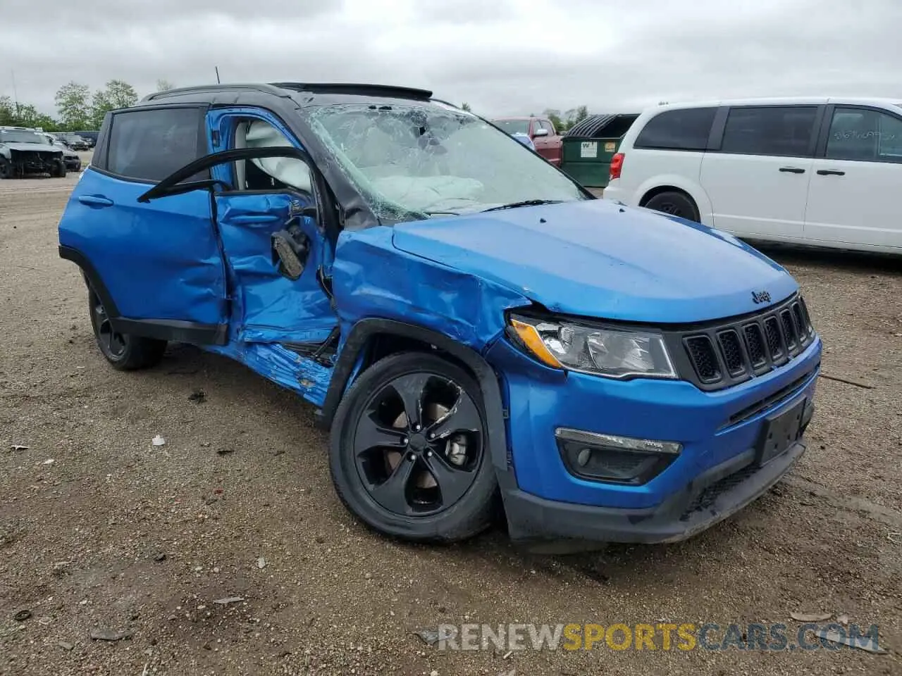 4 Photograph of a damaged car 3C4NJCBB4LT102329 JEEP COMPASS 2020