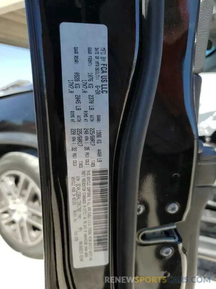 13 Photograph of a damaged car 3C4NJCBB4LT241702 JEEP COMPASS 2020