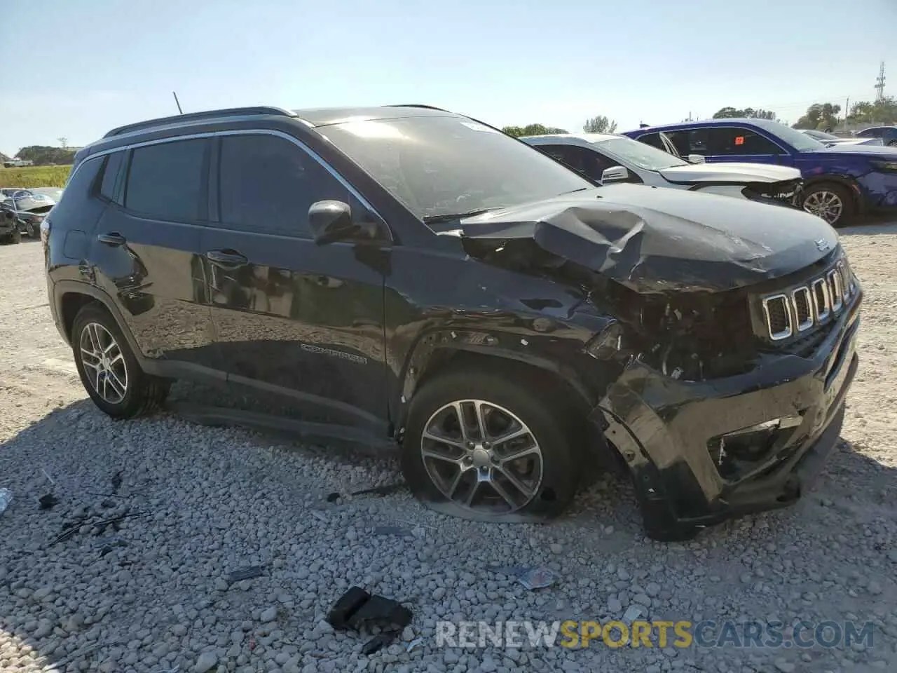 4 Photograph of a damaged car 3C4NJCBB4LT241702 JEEP COMPASS 2020
