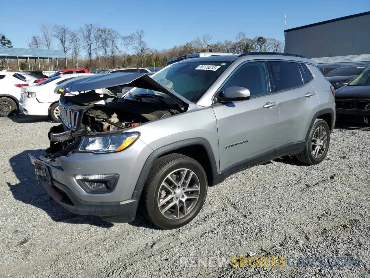 1 Photograph of a damaged car 3C4NJCBB5LT158859 JEEP COMPASS 2020