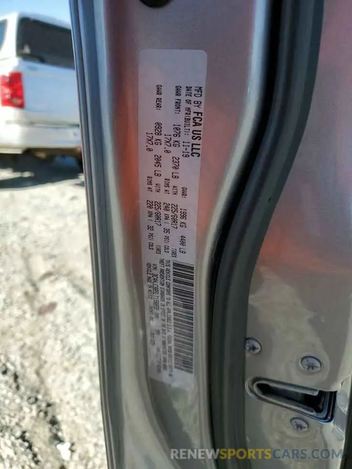 12 Photograph of a damaged car 3C4NJCBB5LT158859 JEEP COMPASS 2020