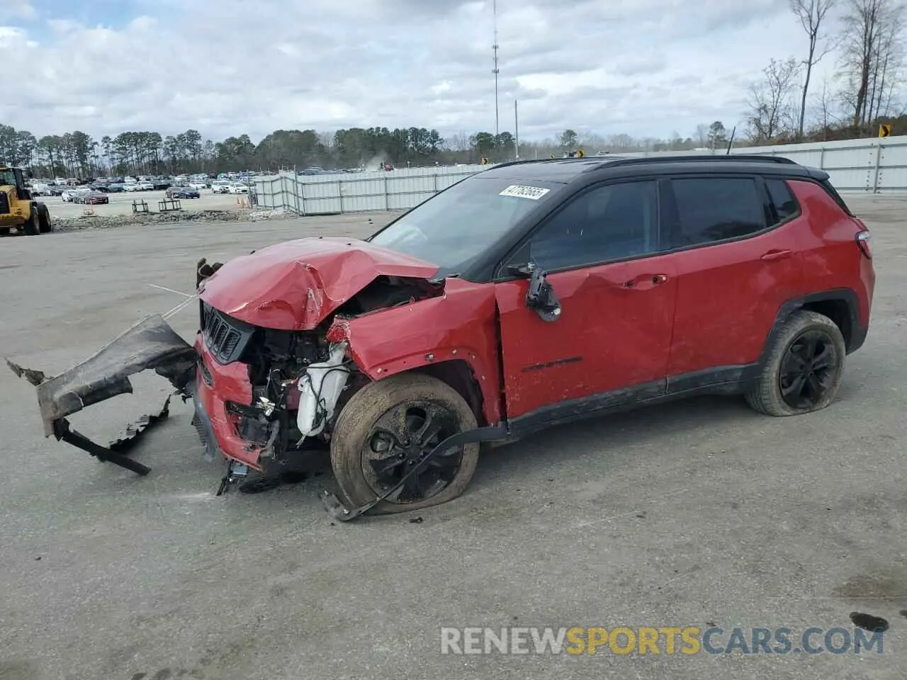 1 Photograph of a damaged car 3C4NJCBB5LT162409 JEEP COMPASS 2020