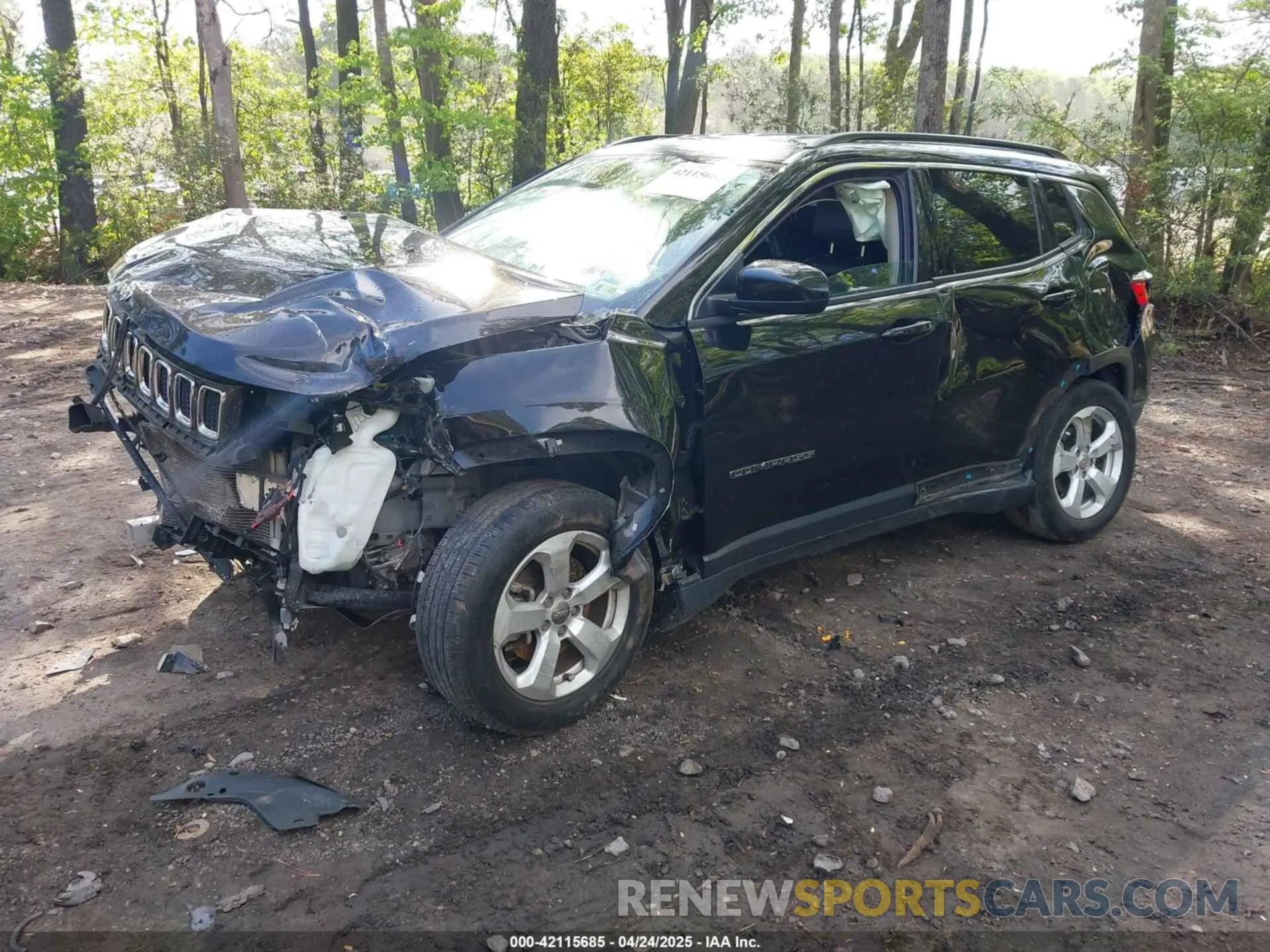 2 Photograph of a damaged car 3C4NJCBB5LT257567 JEEP COMPASS 2020