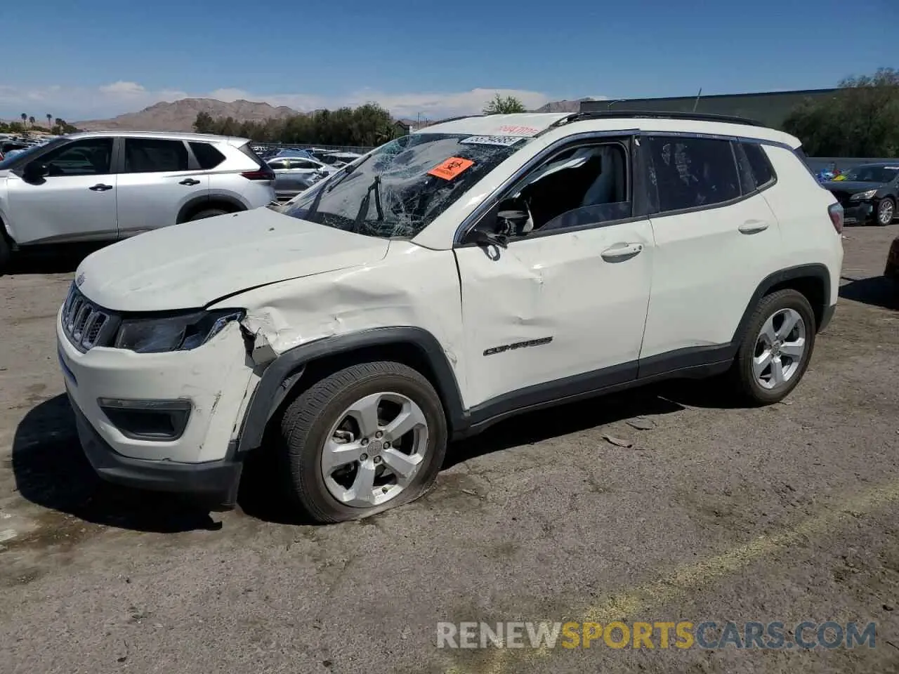 1 Photograph of a damaged car 3C4NJCBB6LT141472 JEEP COMPASS 2020