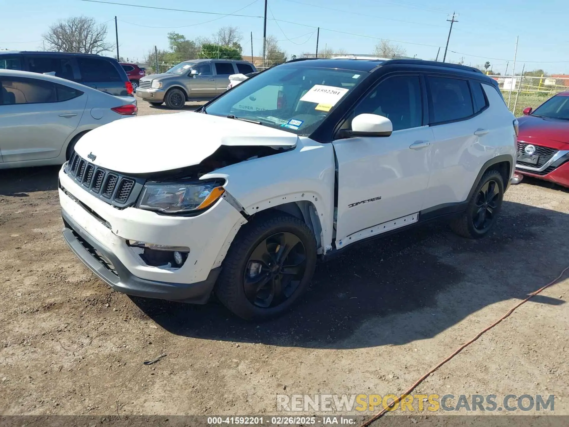 2 Photograph of a damaged car 3C4NJCBB6LT147594 JEEP COMPASS 2020