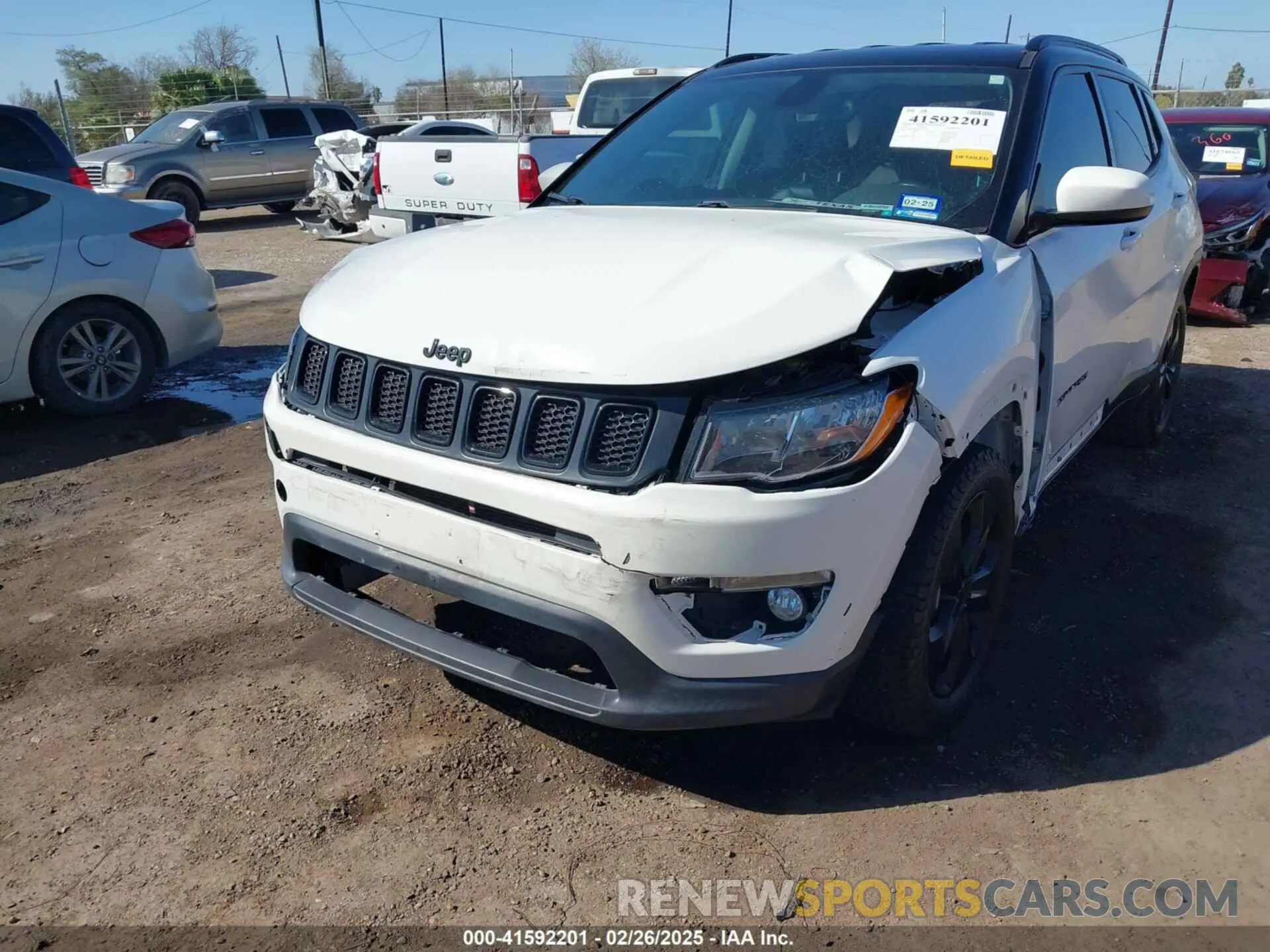 6 Photograph of a damaged car 3C4NJCBB6LT147594 JEEP COMPASS 2020