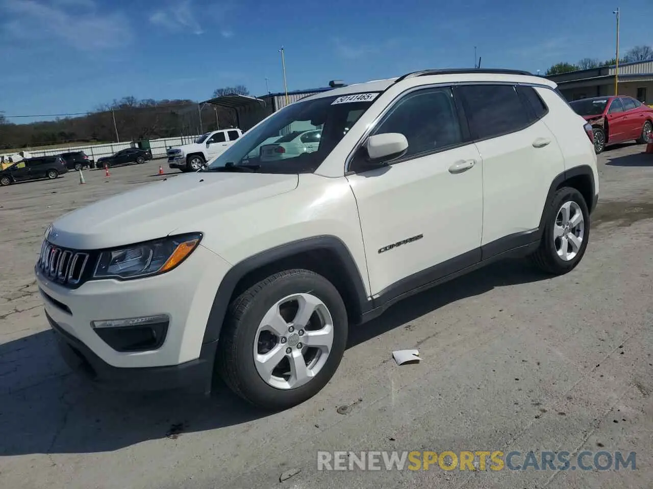 1 Photograph of a damaged car 3C4NJCBB6LT153119 JEEP COMPASS 2020