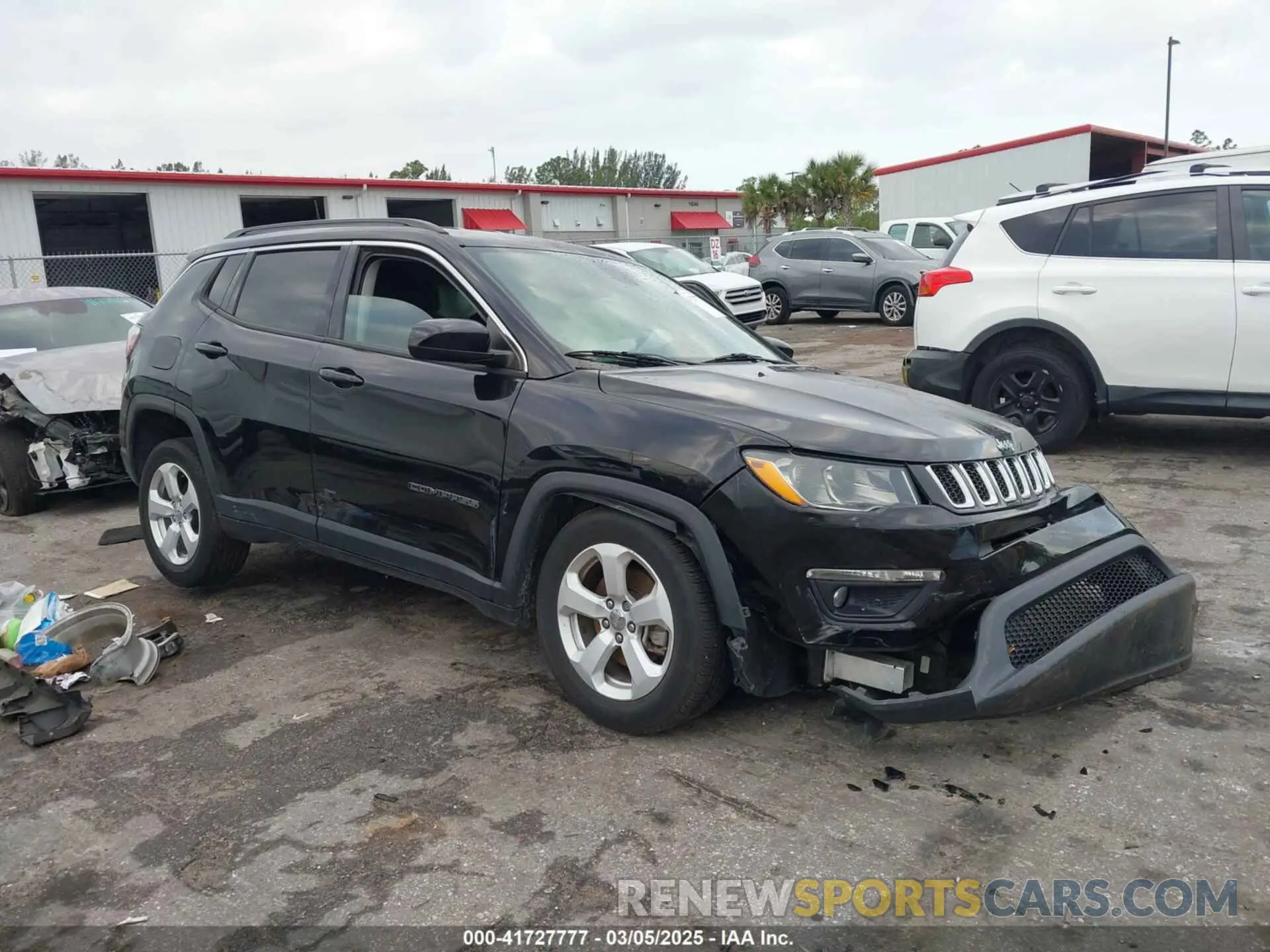 1 Photograph of a damaged car 3C4NJCBB7LT224859 JEEP COMPASS 2020