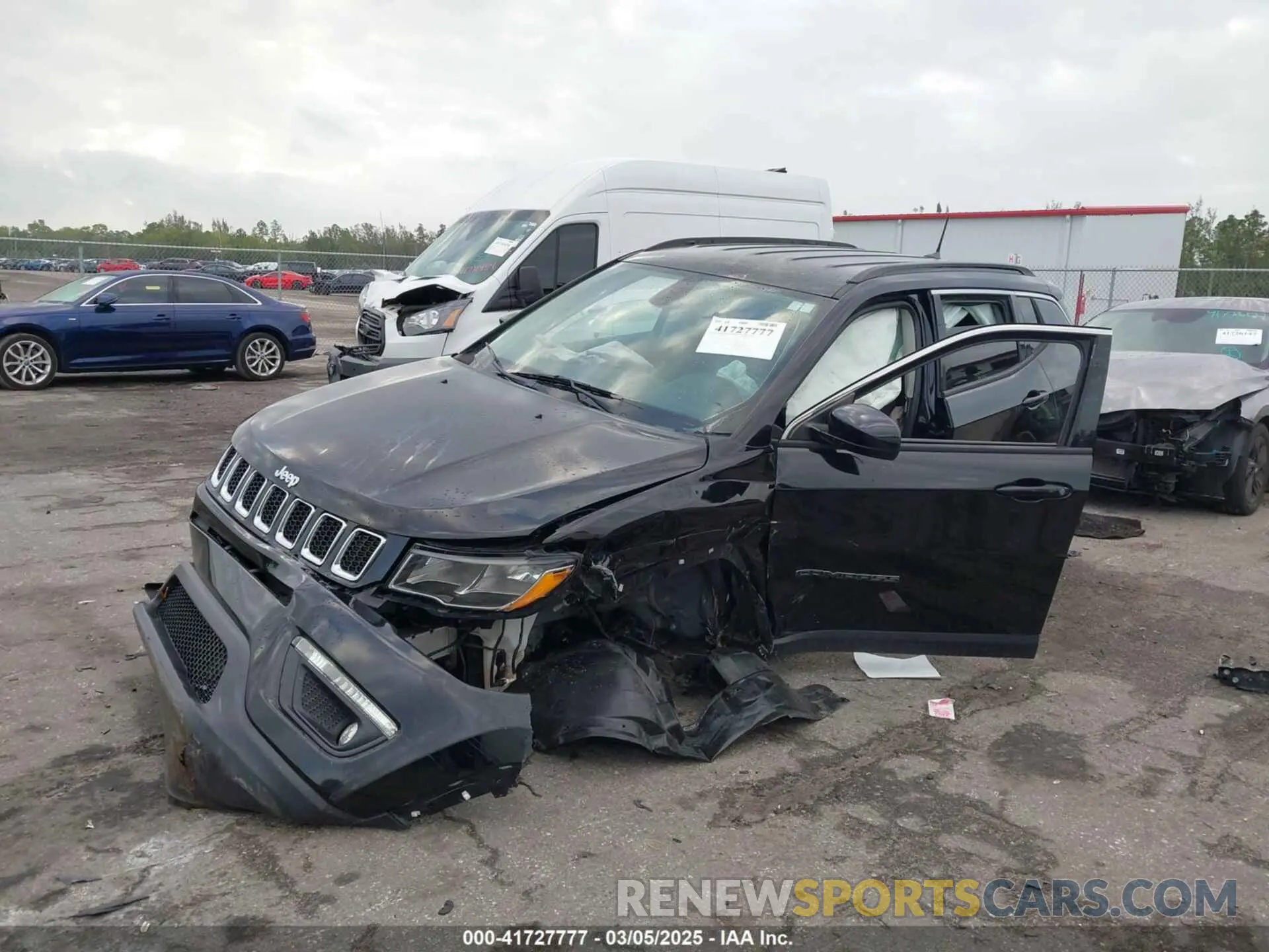 2 Photograph of a damaged car 3C4NJCBB7LT224859 JEEP COMPASS 2020