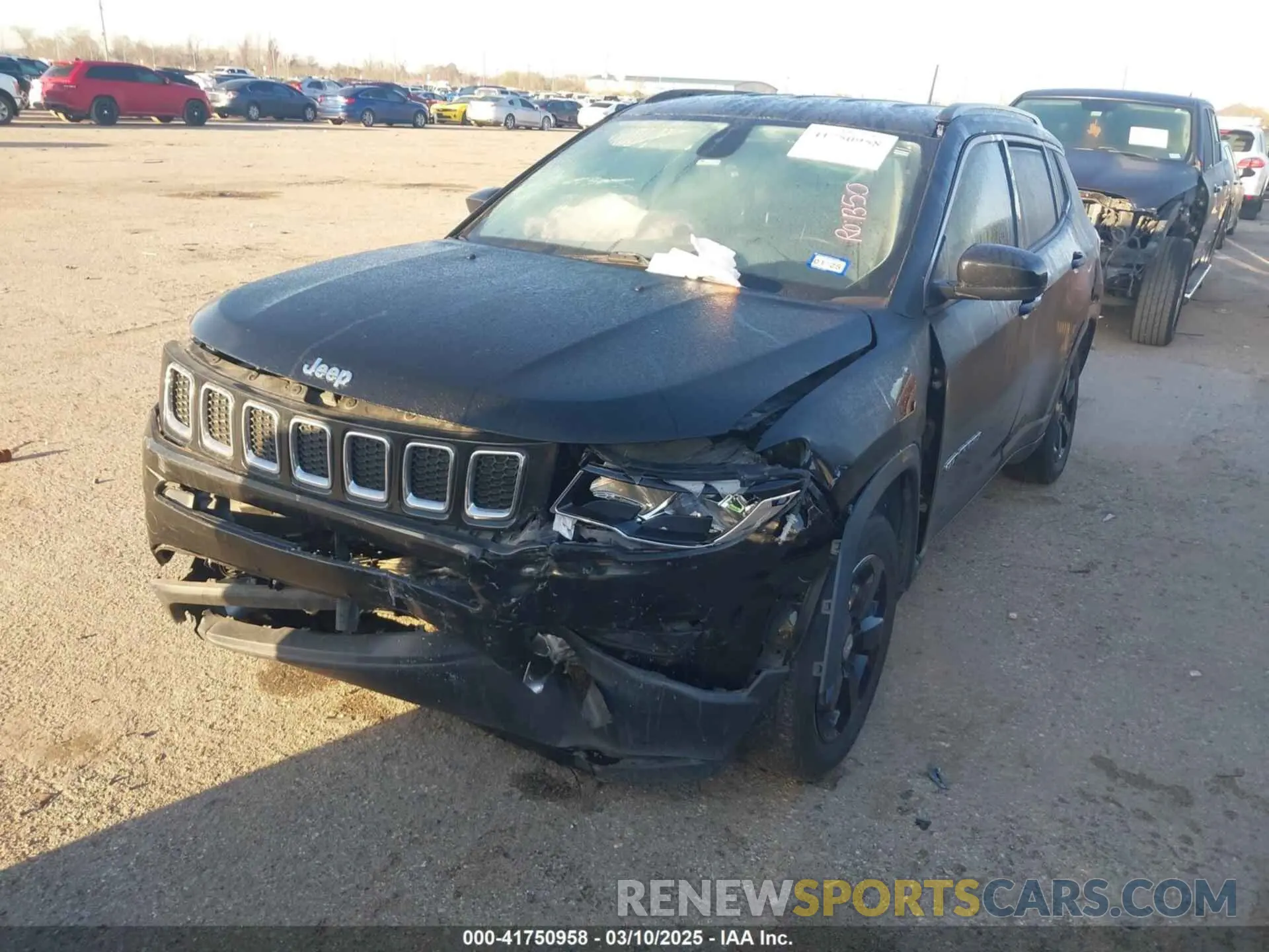 2 Photograph of a damaged car 3C4NJCBB8LT133924 JEEP COMPASS 2020