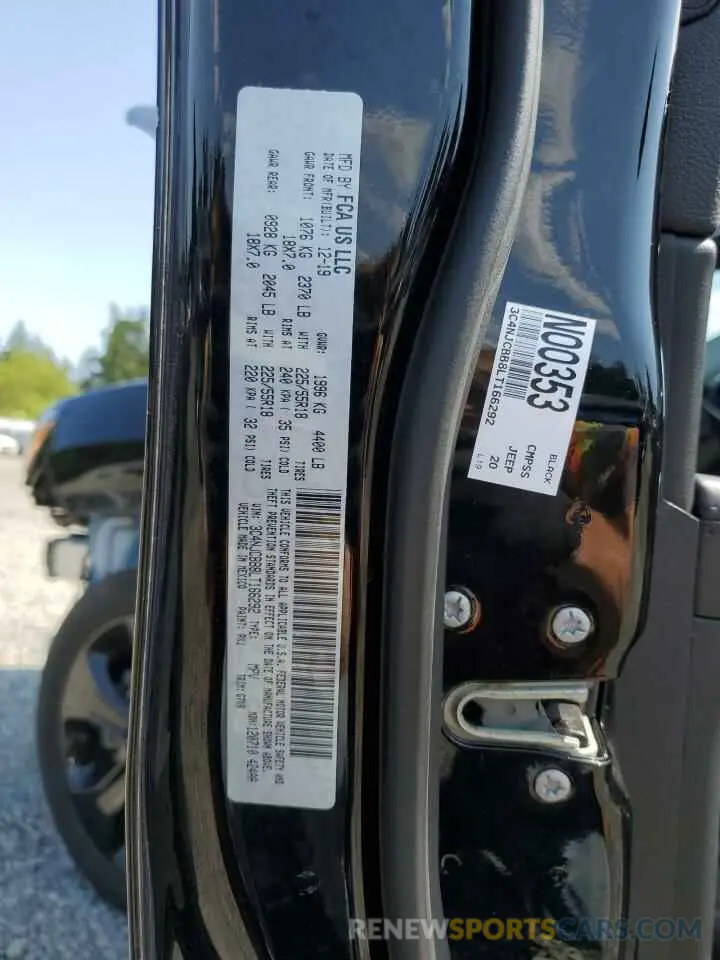 14 Photograph of a damaged car 3C4NJCBB8LT166292 JEEP COMPASS 2020