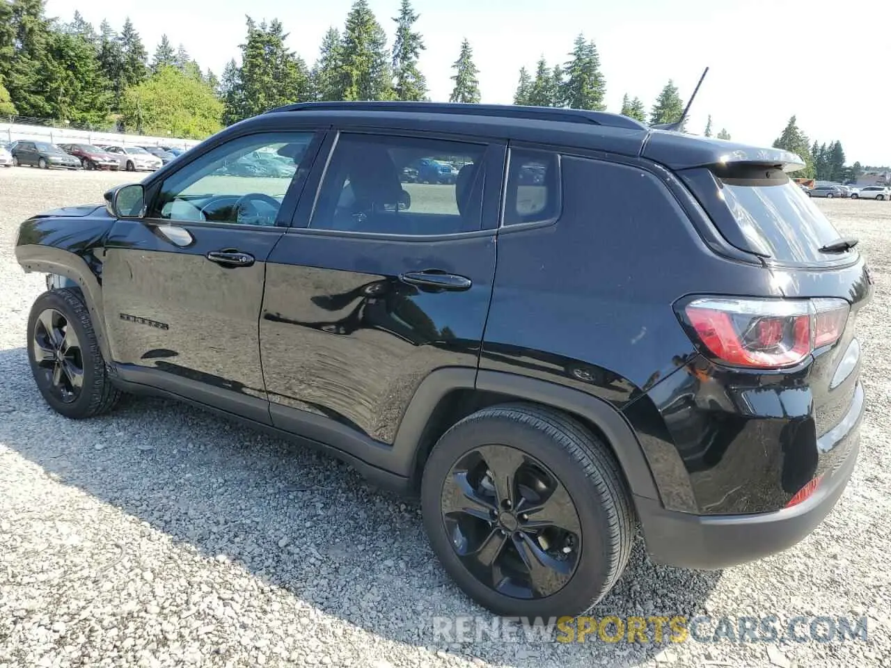 2 Photograph of a damaged car 3C4NJCBB8LT166292 JEEP COMPASS 2020