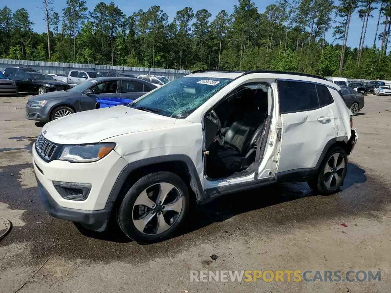 1 Photograph of a damaged car 3C4NJCBB8LT257269 JEEP COMPASS 2020