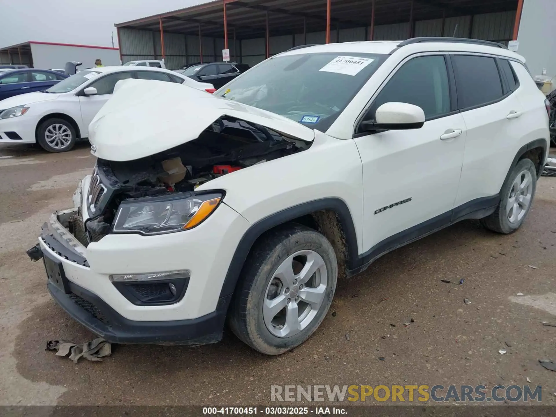 2 Photograph of a damaged car 3C4NJCBB9LT108501 JEEP COMPASS 2020