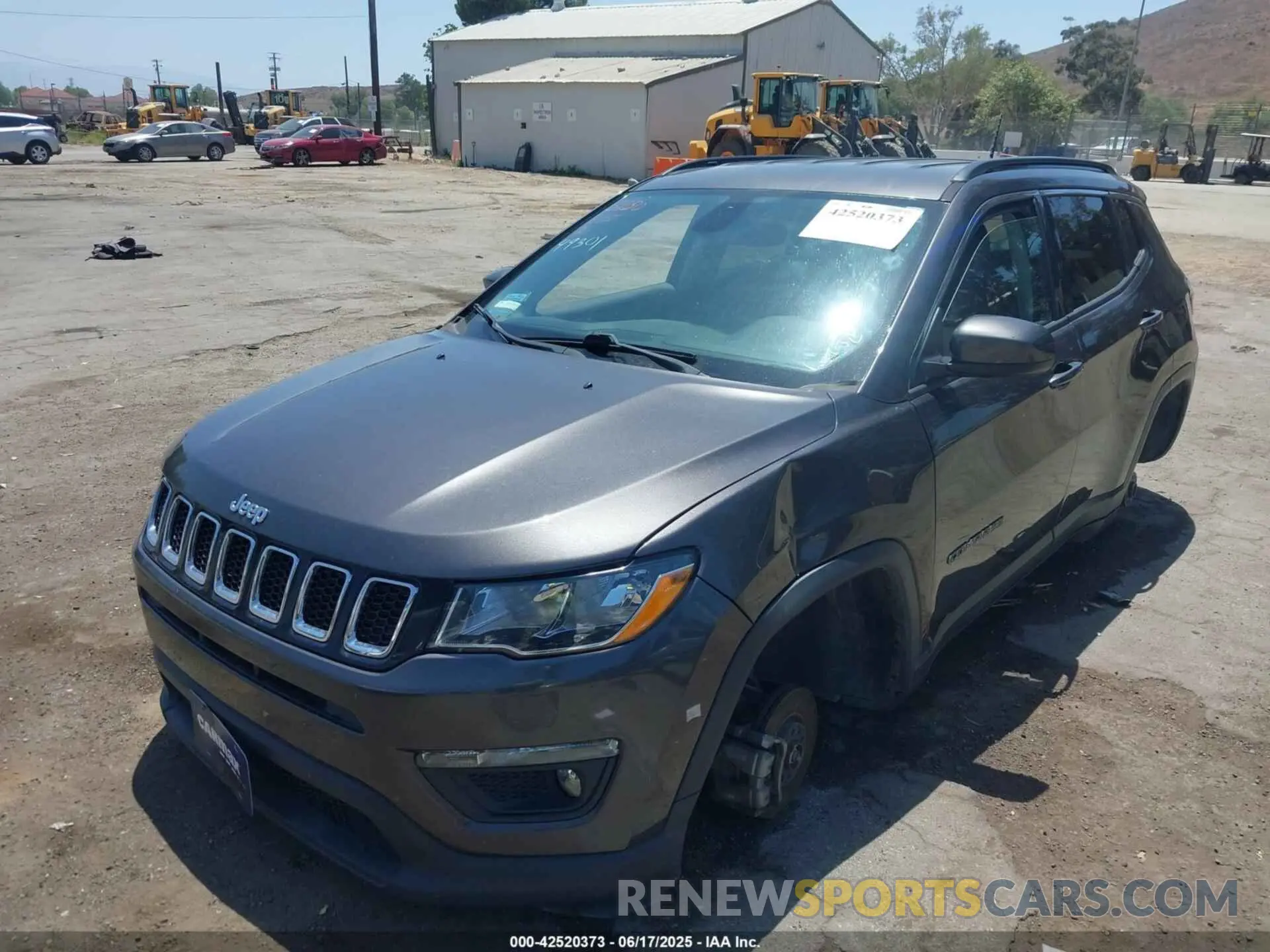 2 Photograph of a damaged car 3C4NJCBB9LT169802 JEEP COMPASS 2020