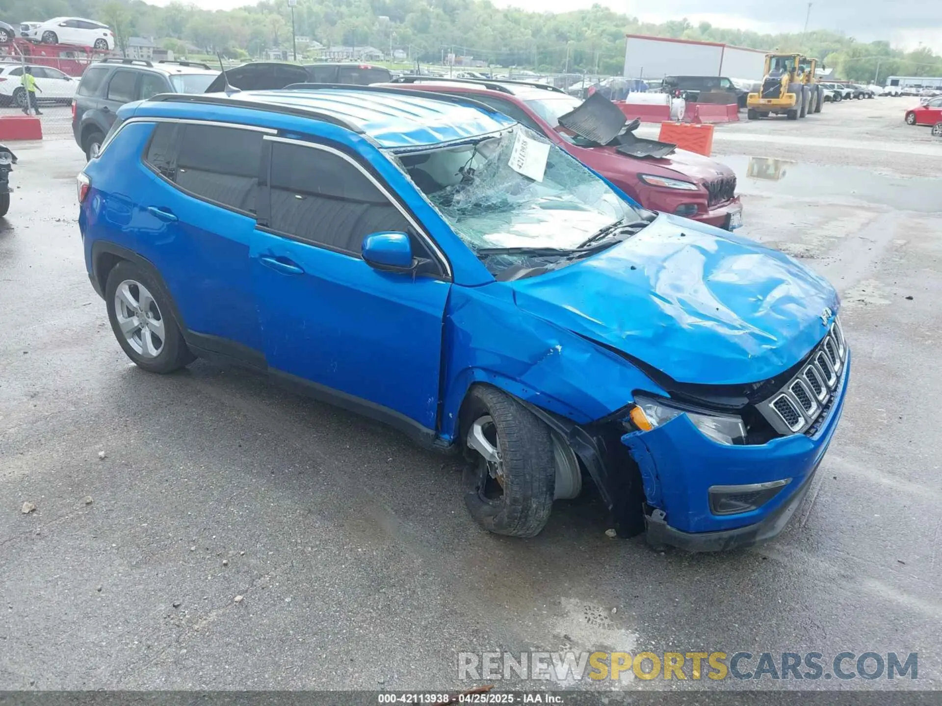 1 Photograph of a damaged car 3C4NJCBB9LT236642 JEEP COMPASS 2020