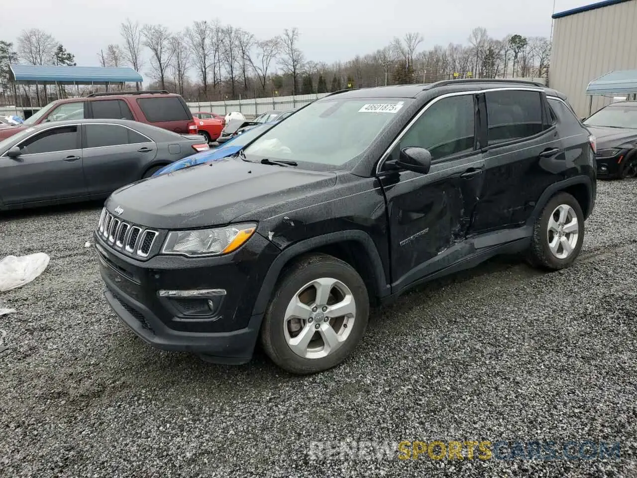 1 Photograph of a damaged car 3C4NJCBBXLT153012 JEEP COMPASS 2020