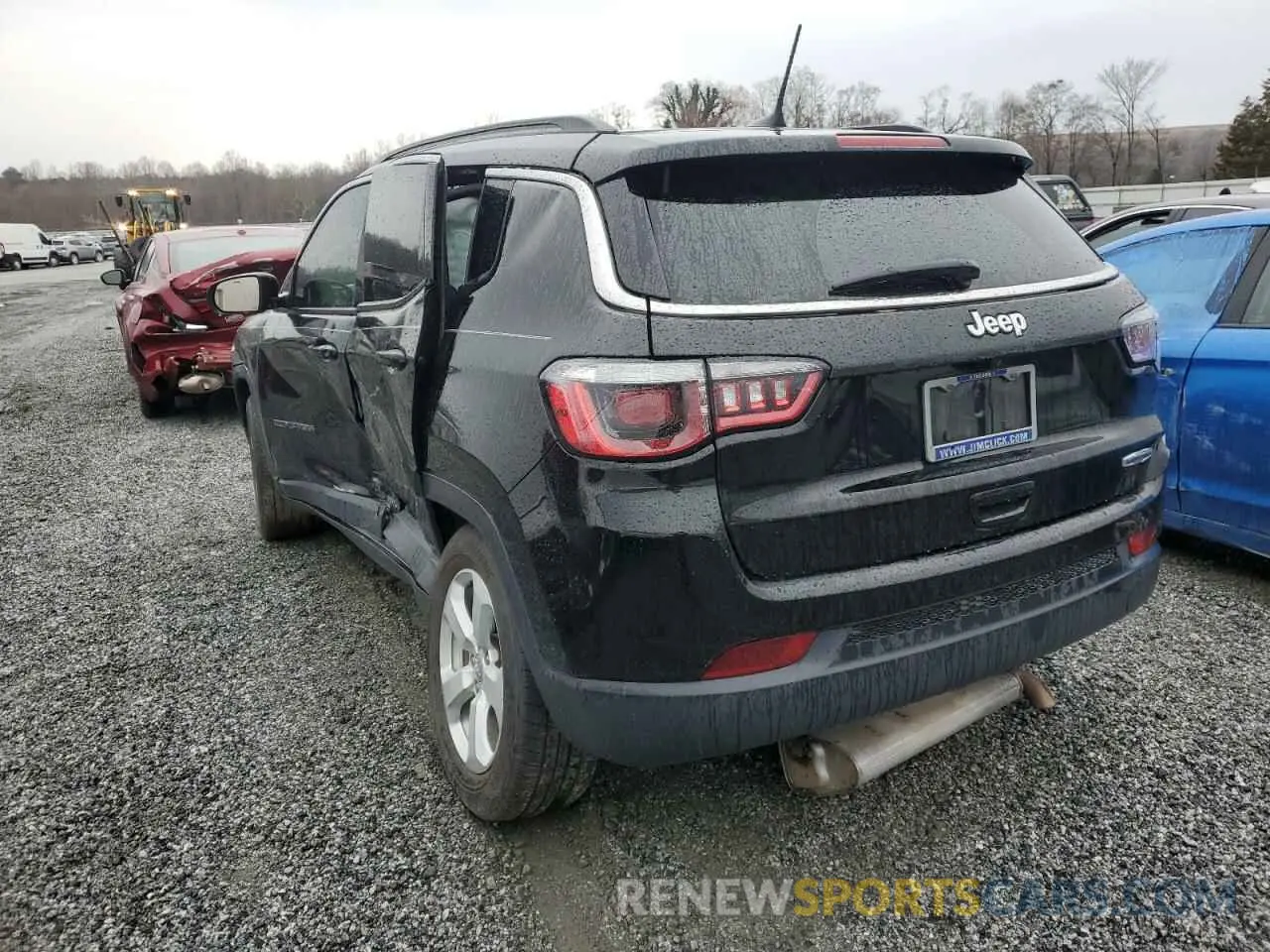 2 Photograph of a damaged car 3C4NJCBBXLT153012 JEEP COMPASS 2020