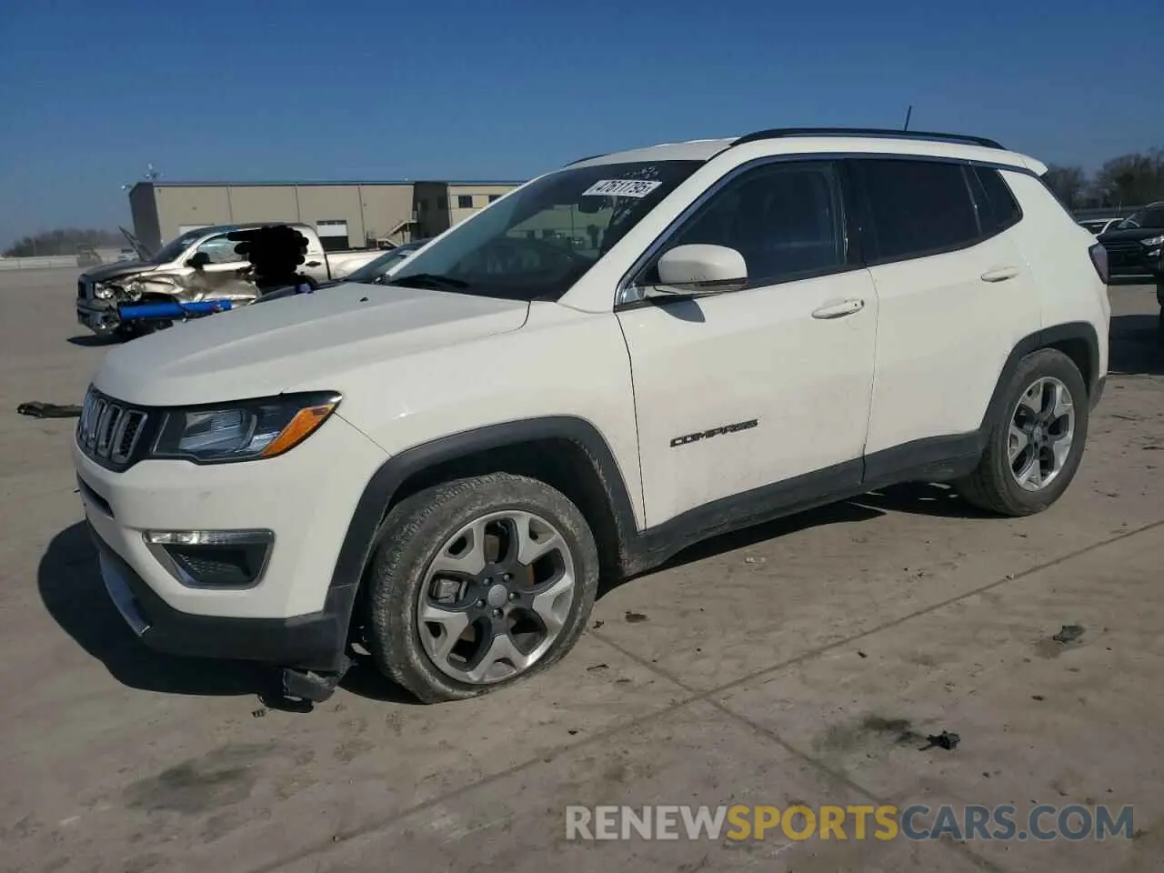 1 Photograph of a damaged car 3C4NJCCB0LT229707 JEEP COMPASS 2020
